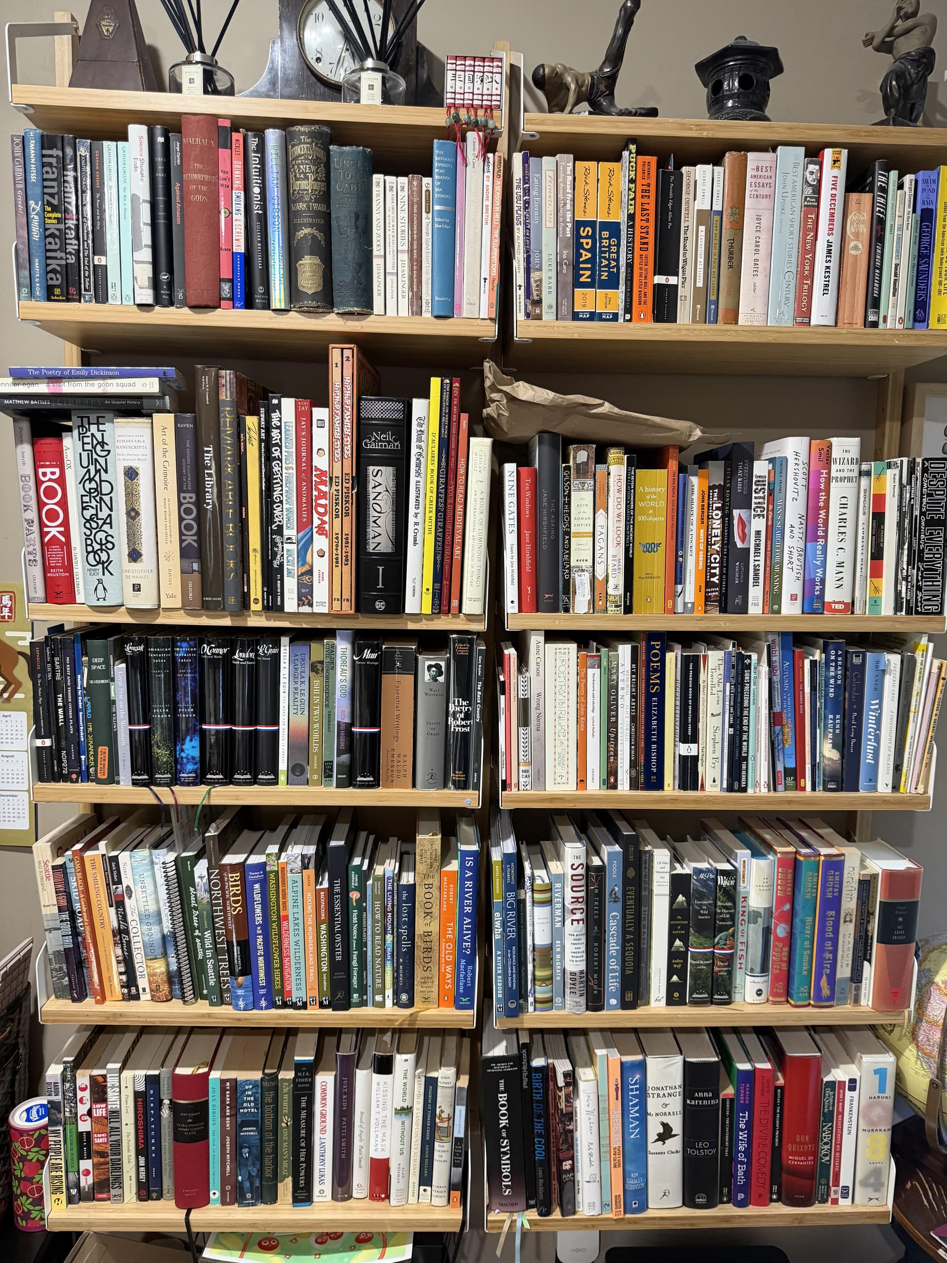Uploaded bookshelf