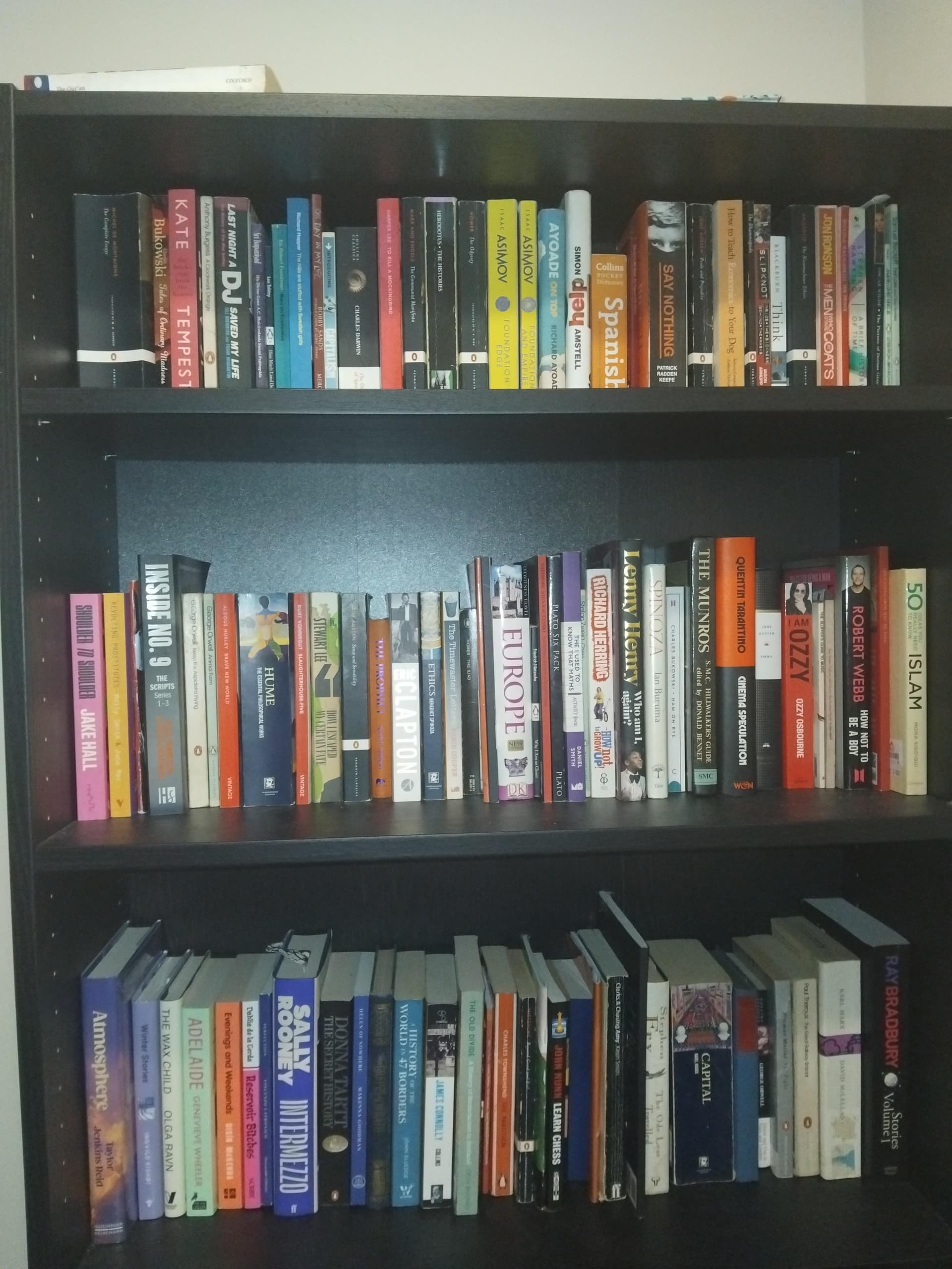 Uploaded bookshelf