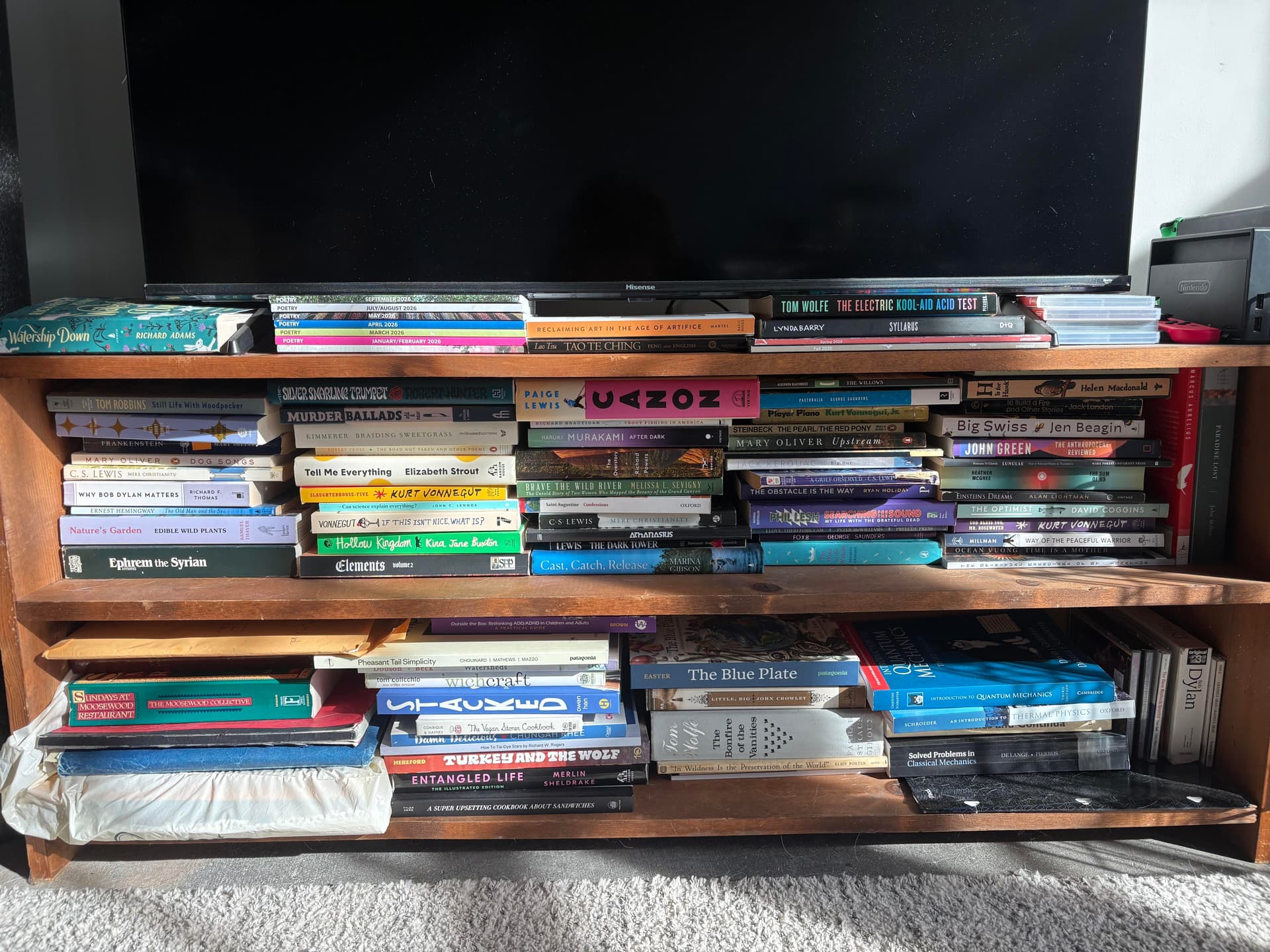 Uploaded bookshelf
