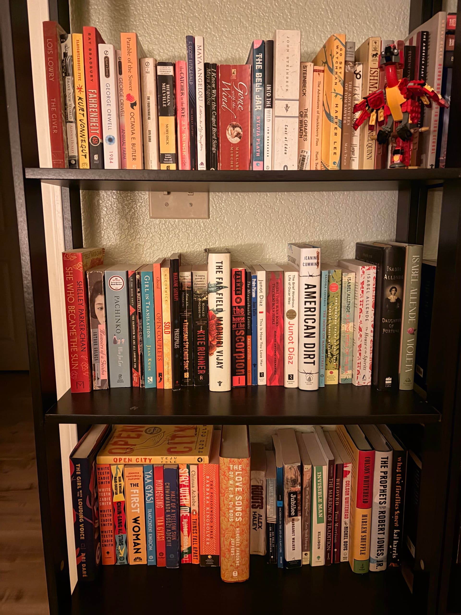 Uploaded bookshelf