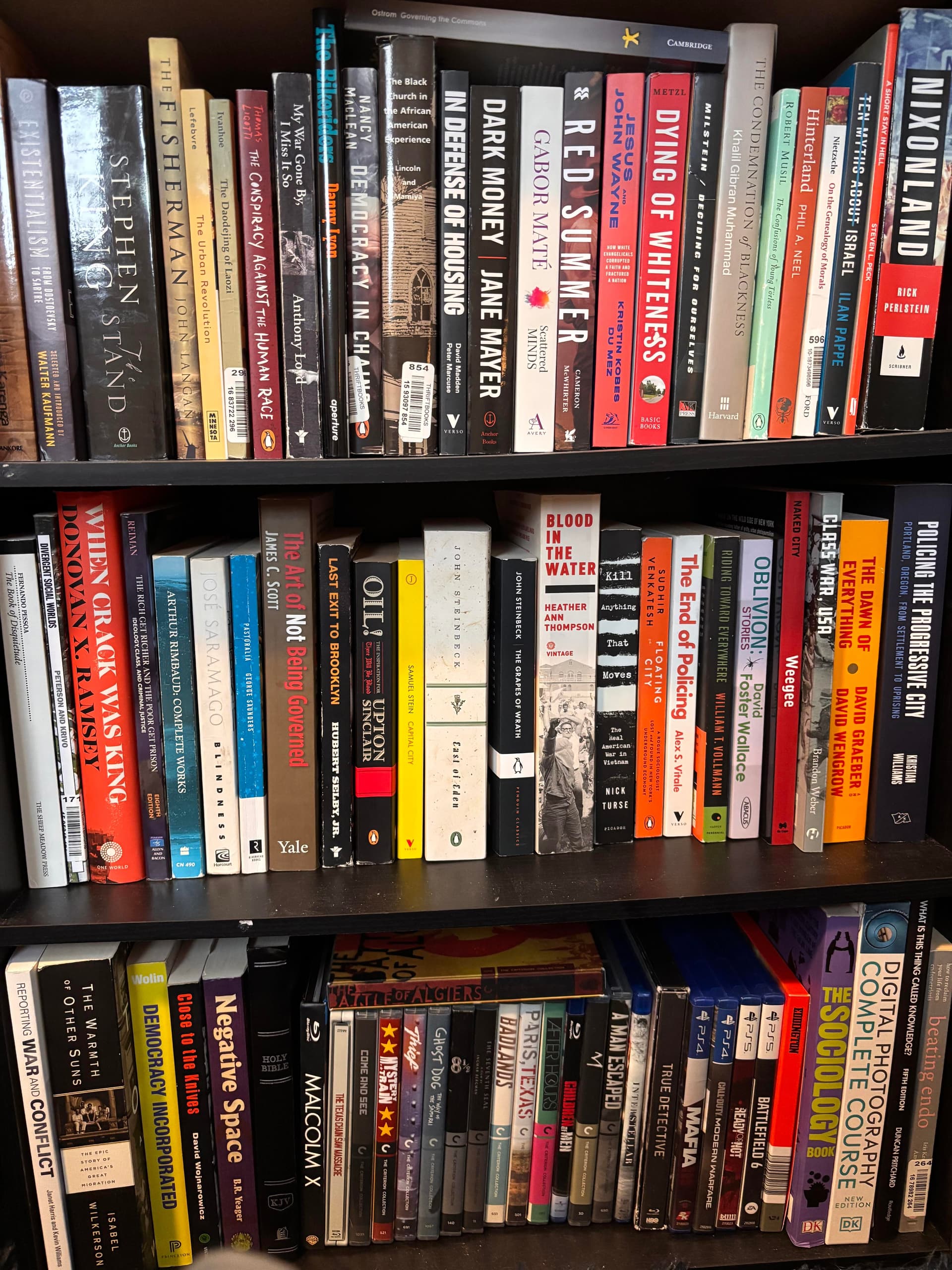 Uploaded bookshelf