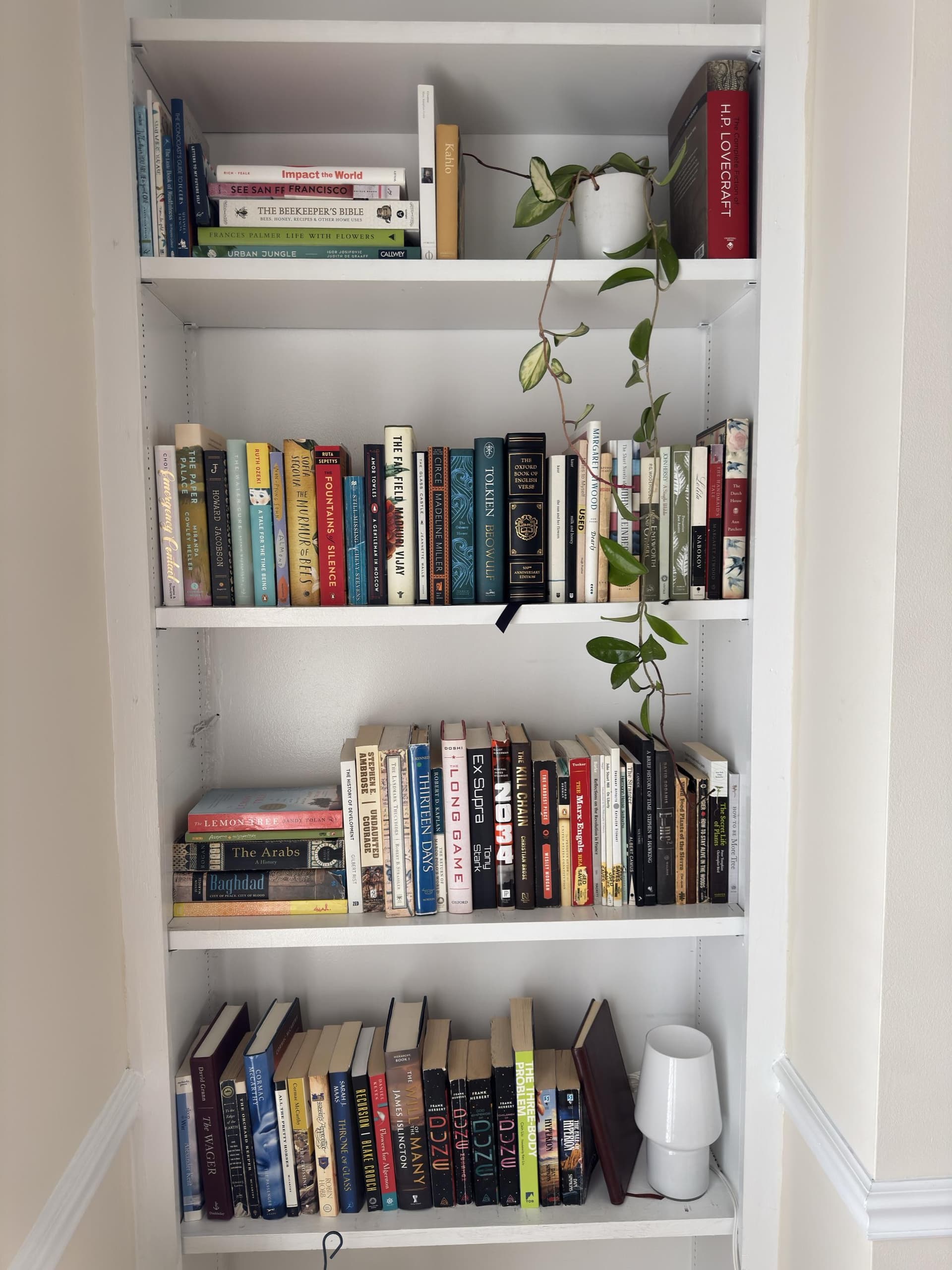 Uploaded bookshelf