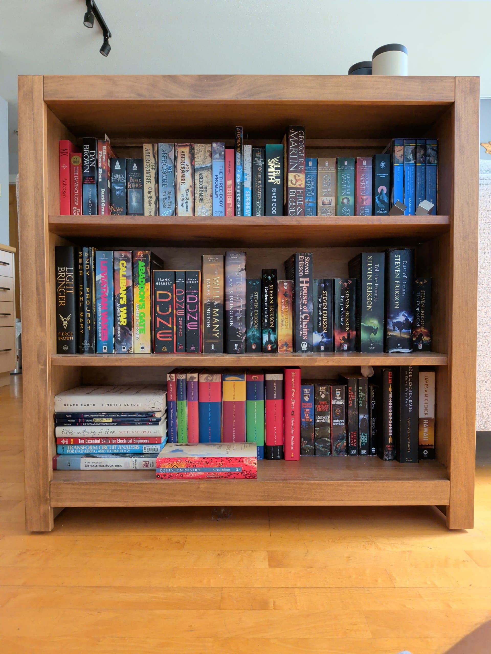 Uploaded bookshelf