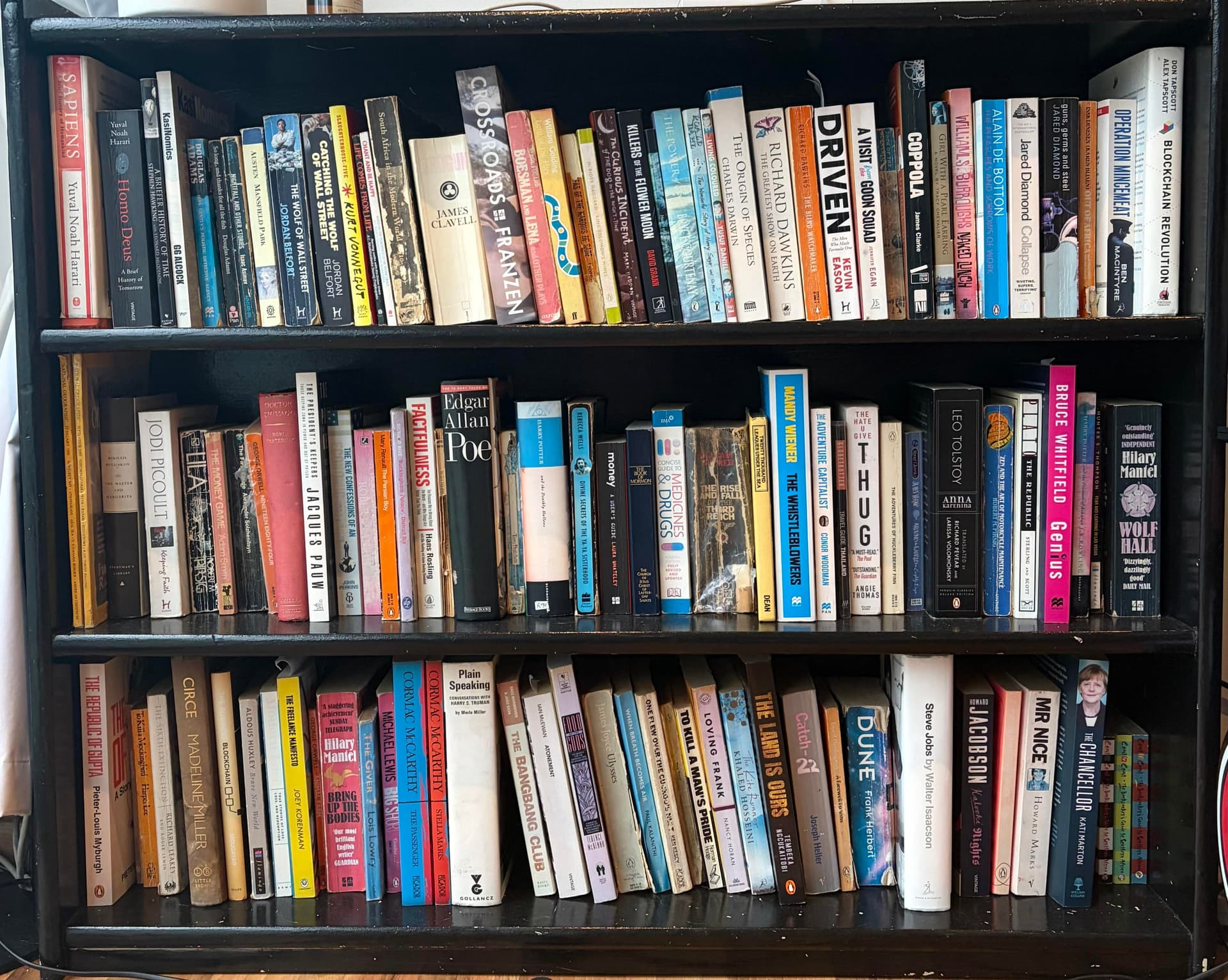 Uploaded bookshelf