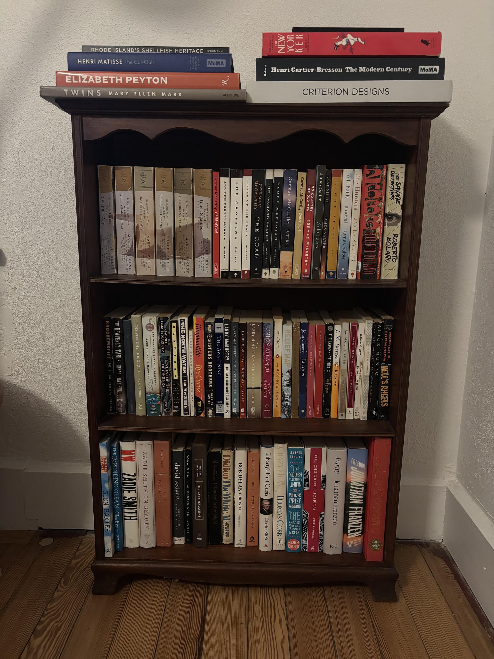 Uploaded bookshelf