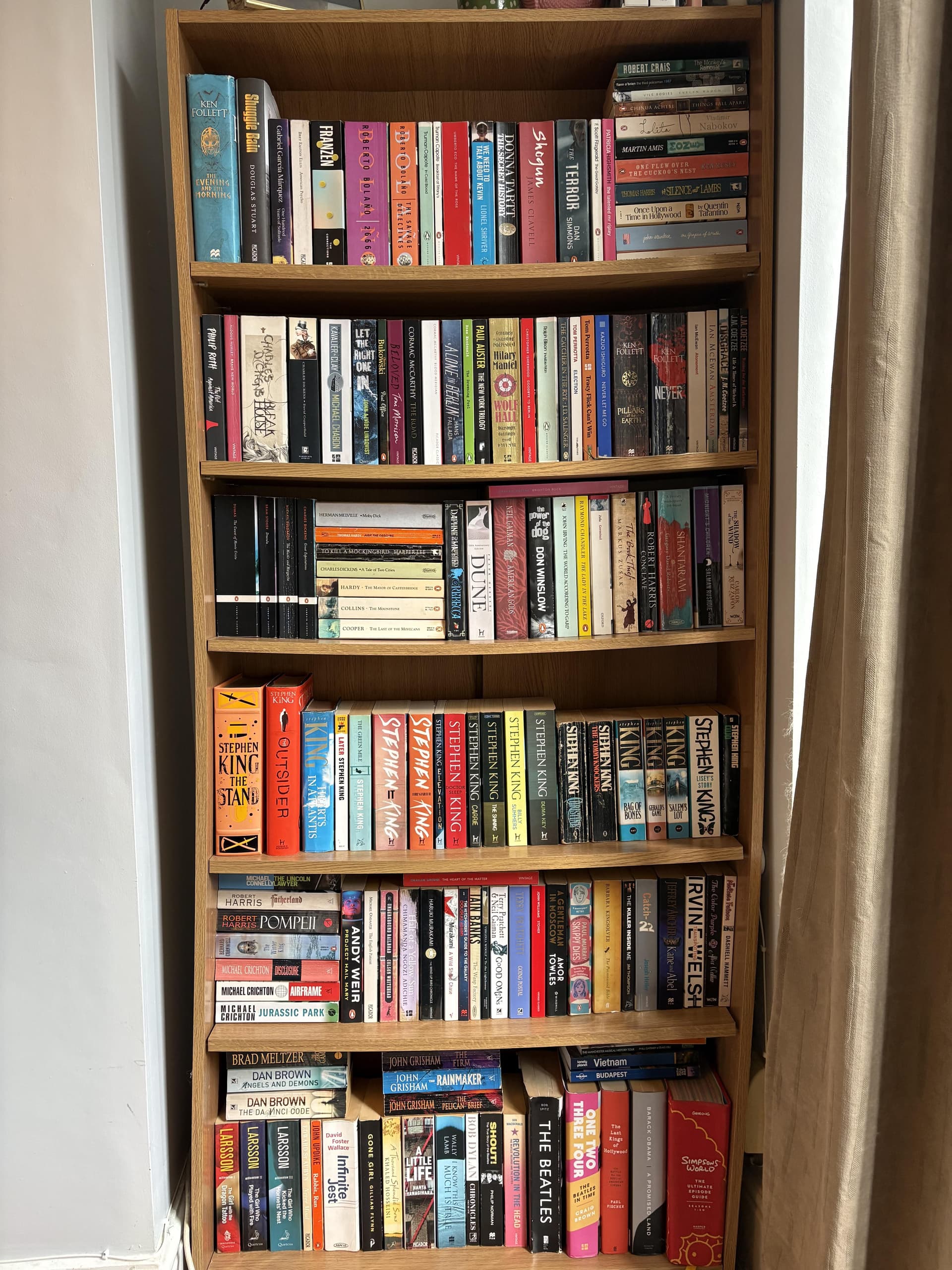 Uploaded bookshelf