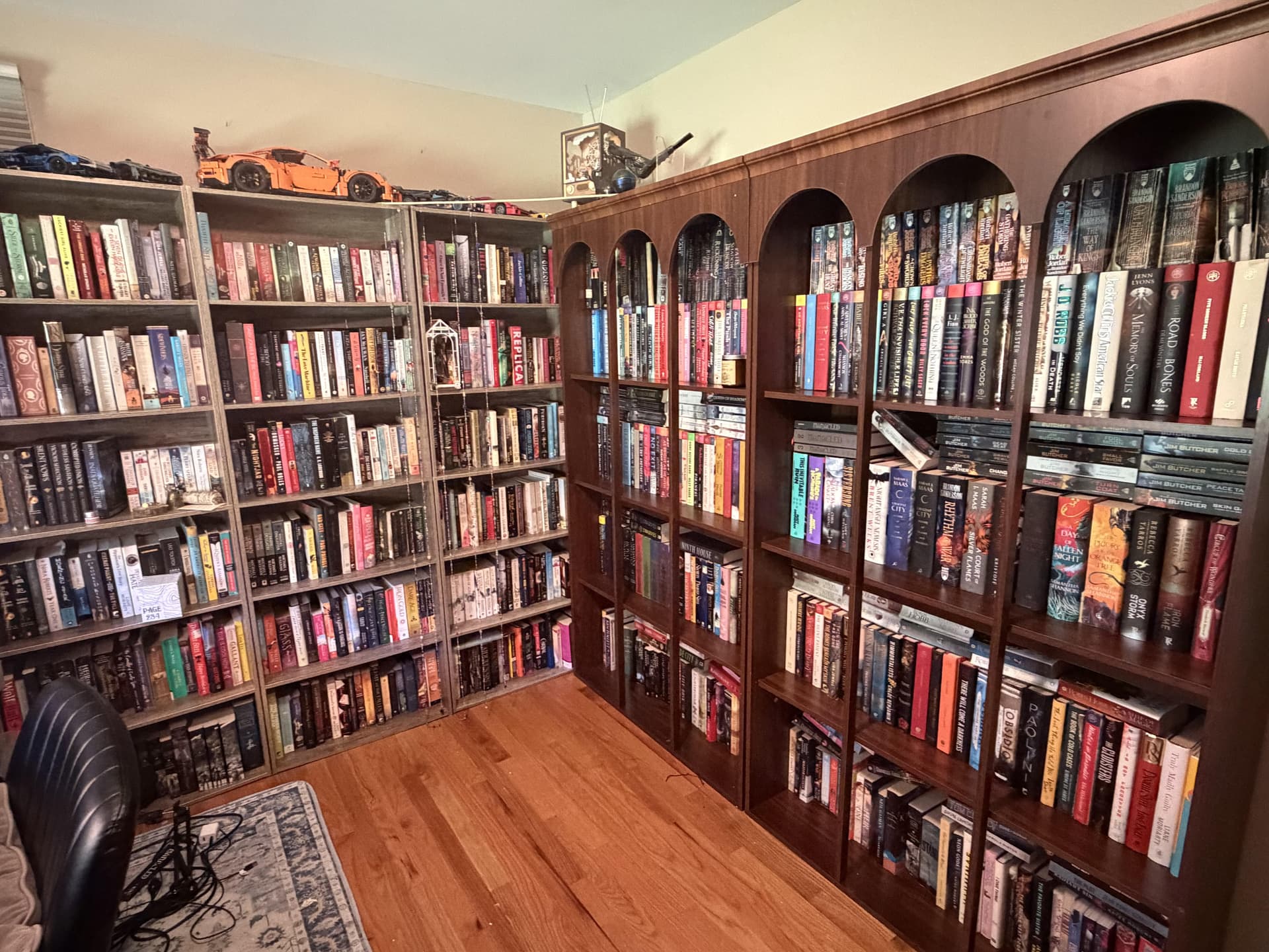 Uploaded bookshelf