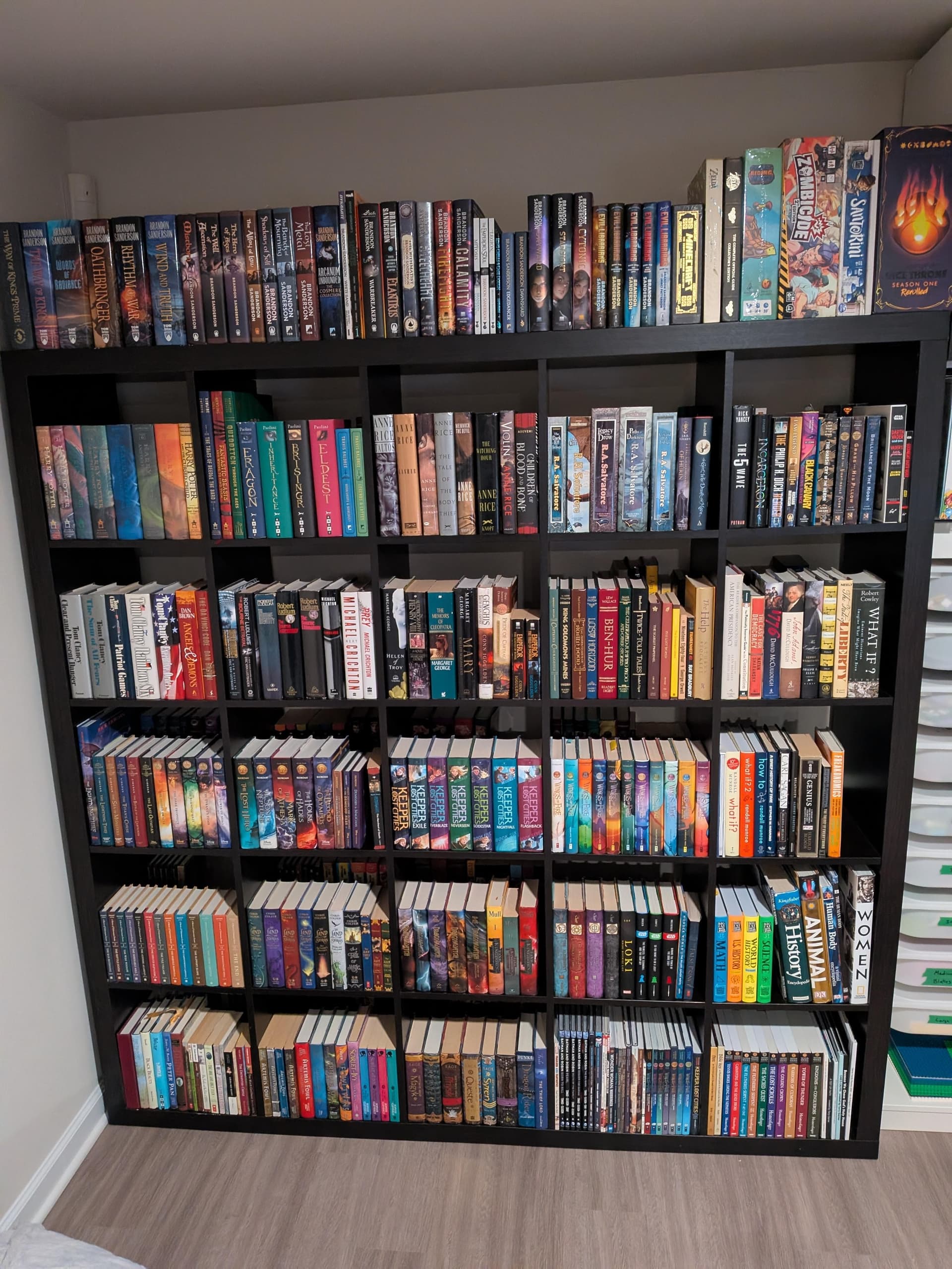 Uploaded bookshelf