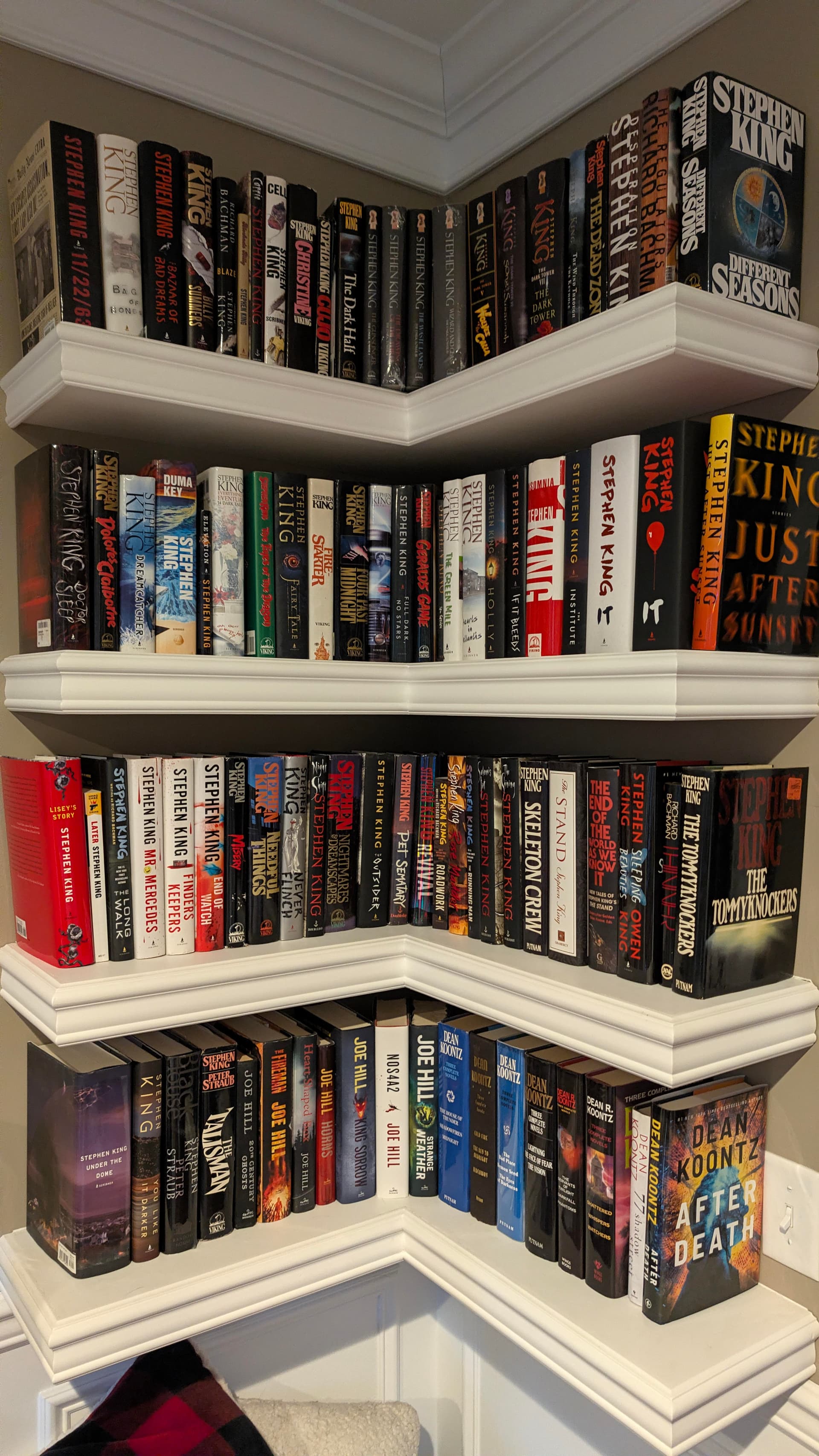 Uploaded bookshelf