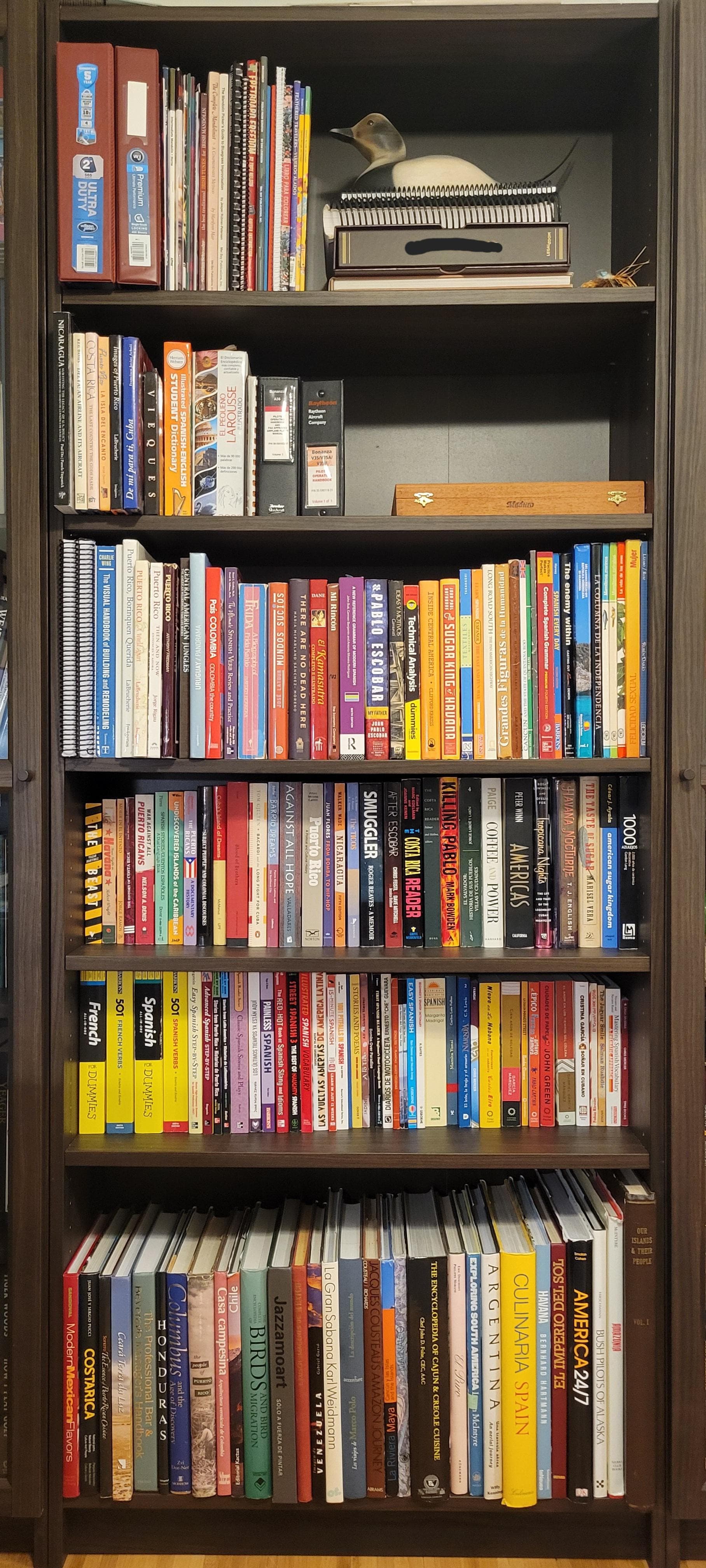 Uploaded bookshelf