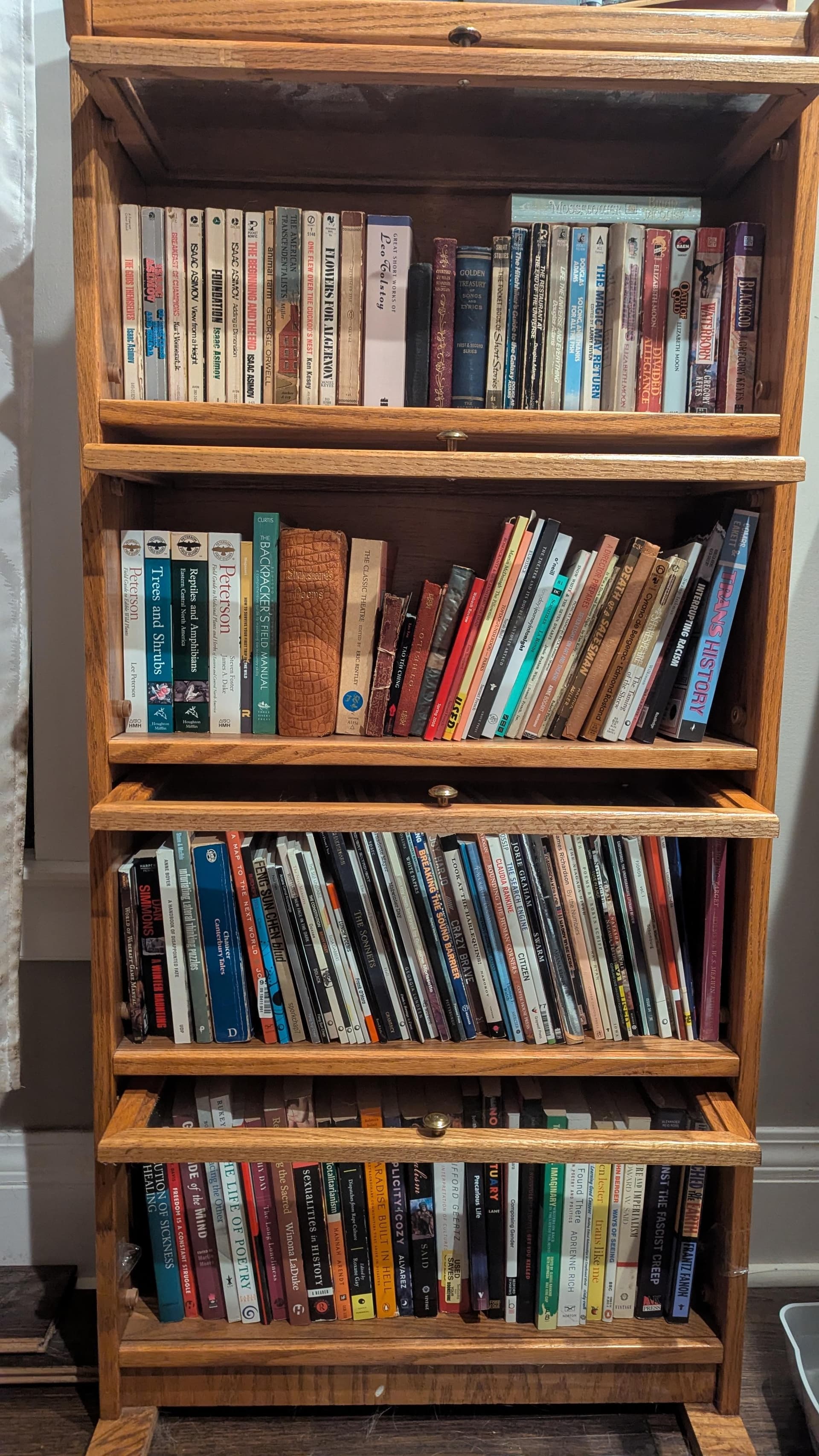Uploaded bookshelf