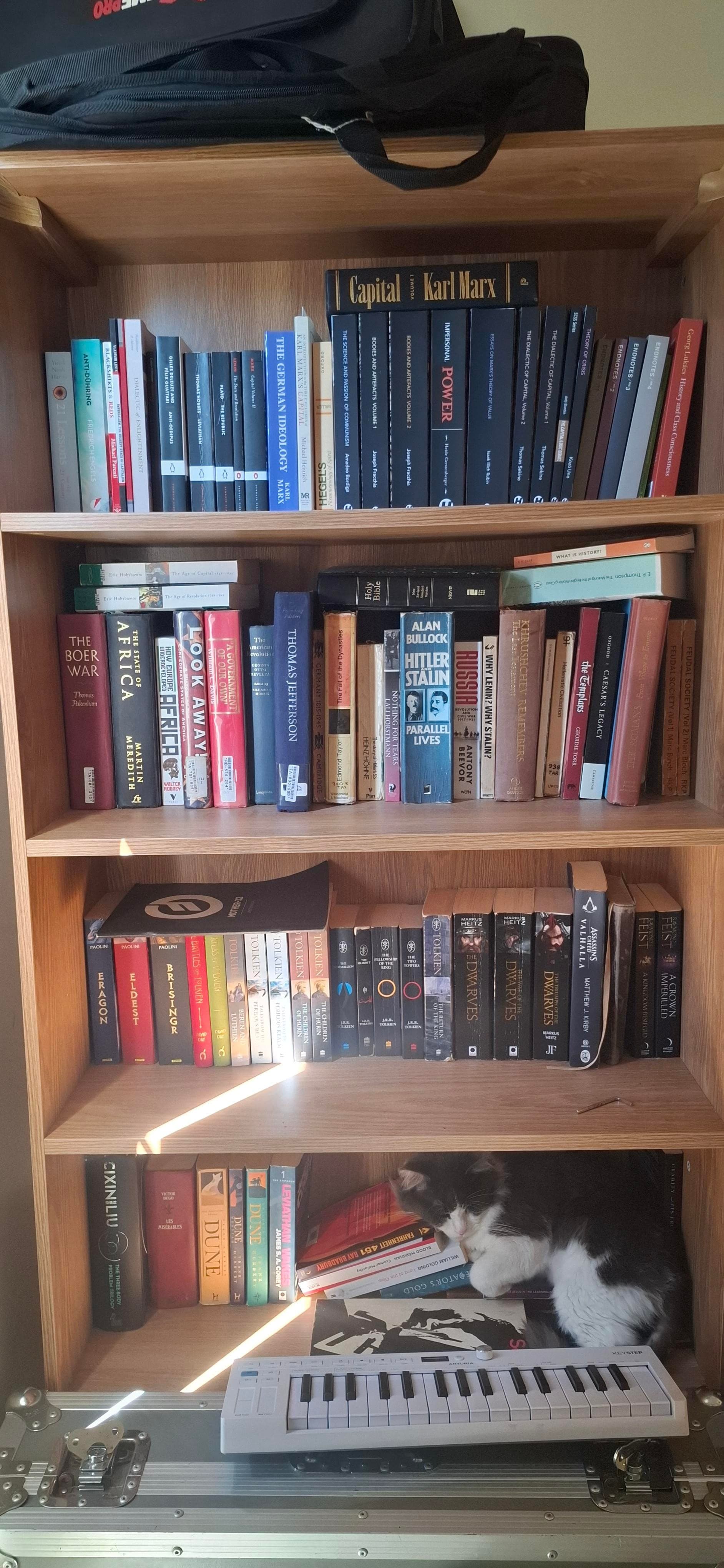 Uploaded bookshelf
