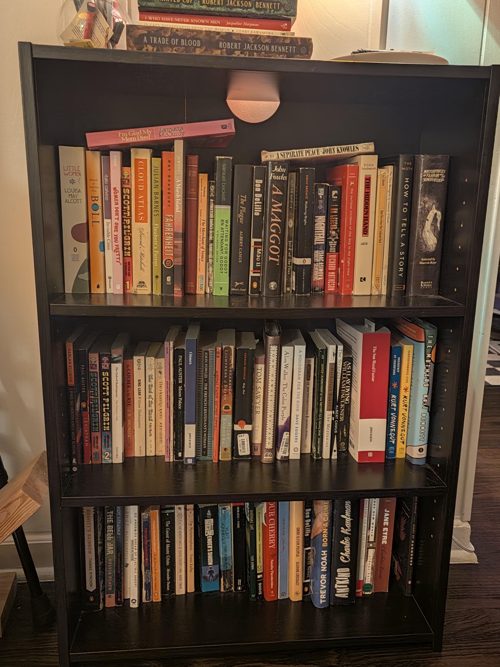 Uploaded bookshelf