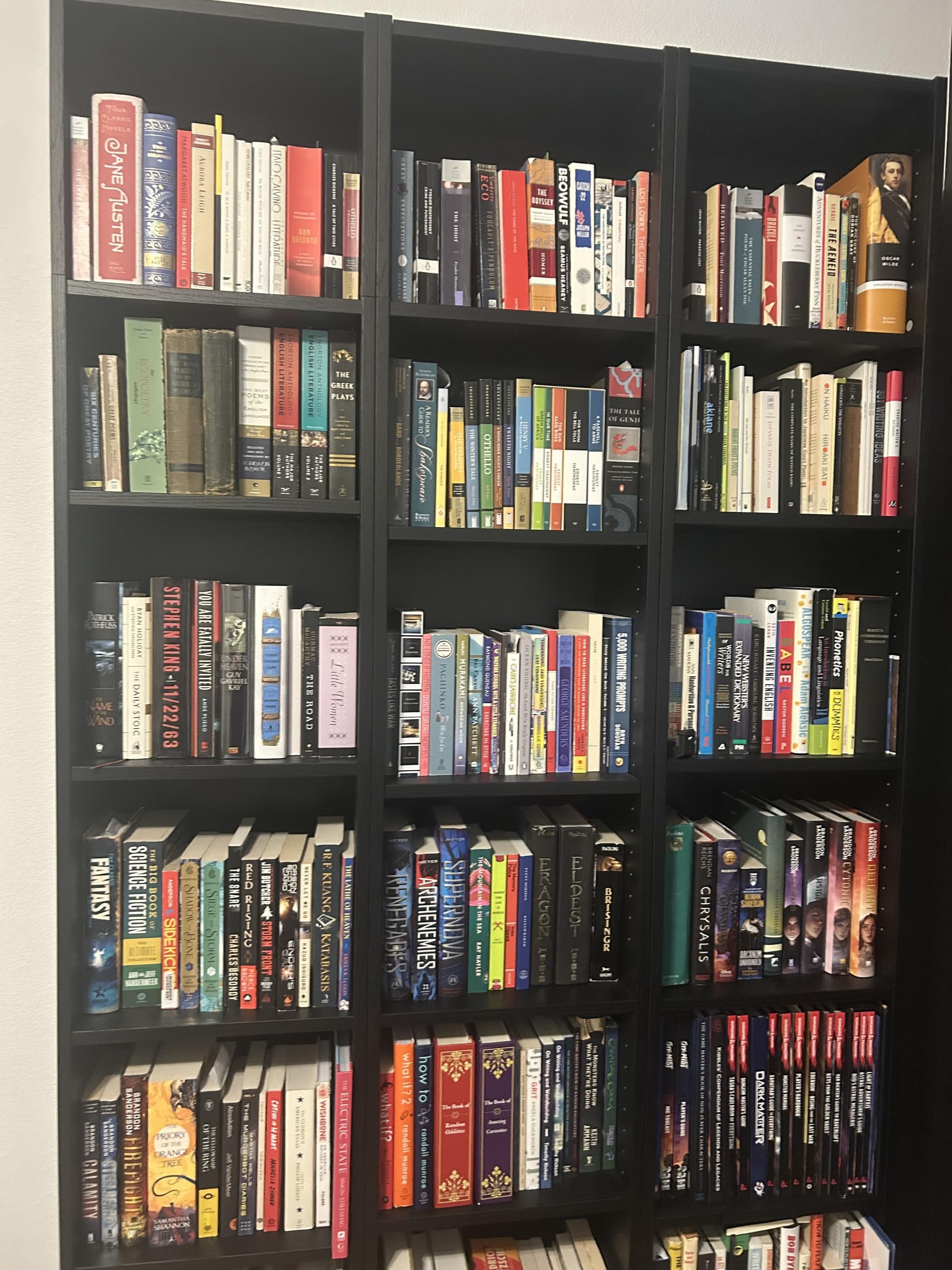 Uploaded bookshelf