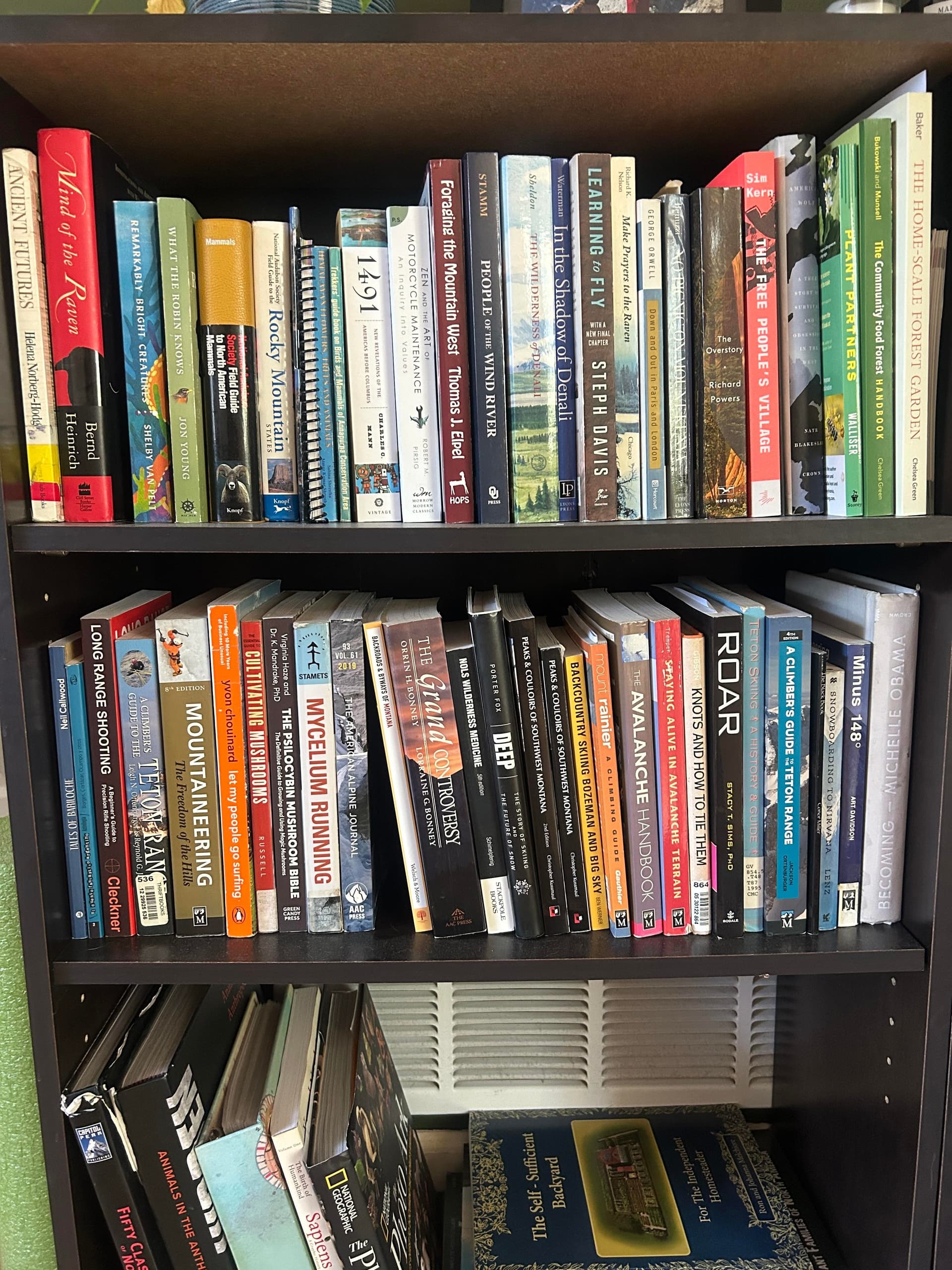 Uploaded bookshelf