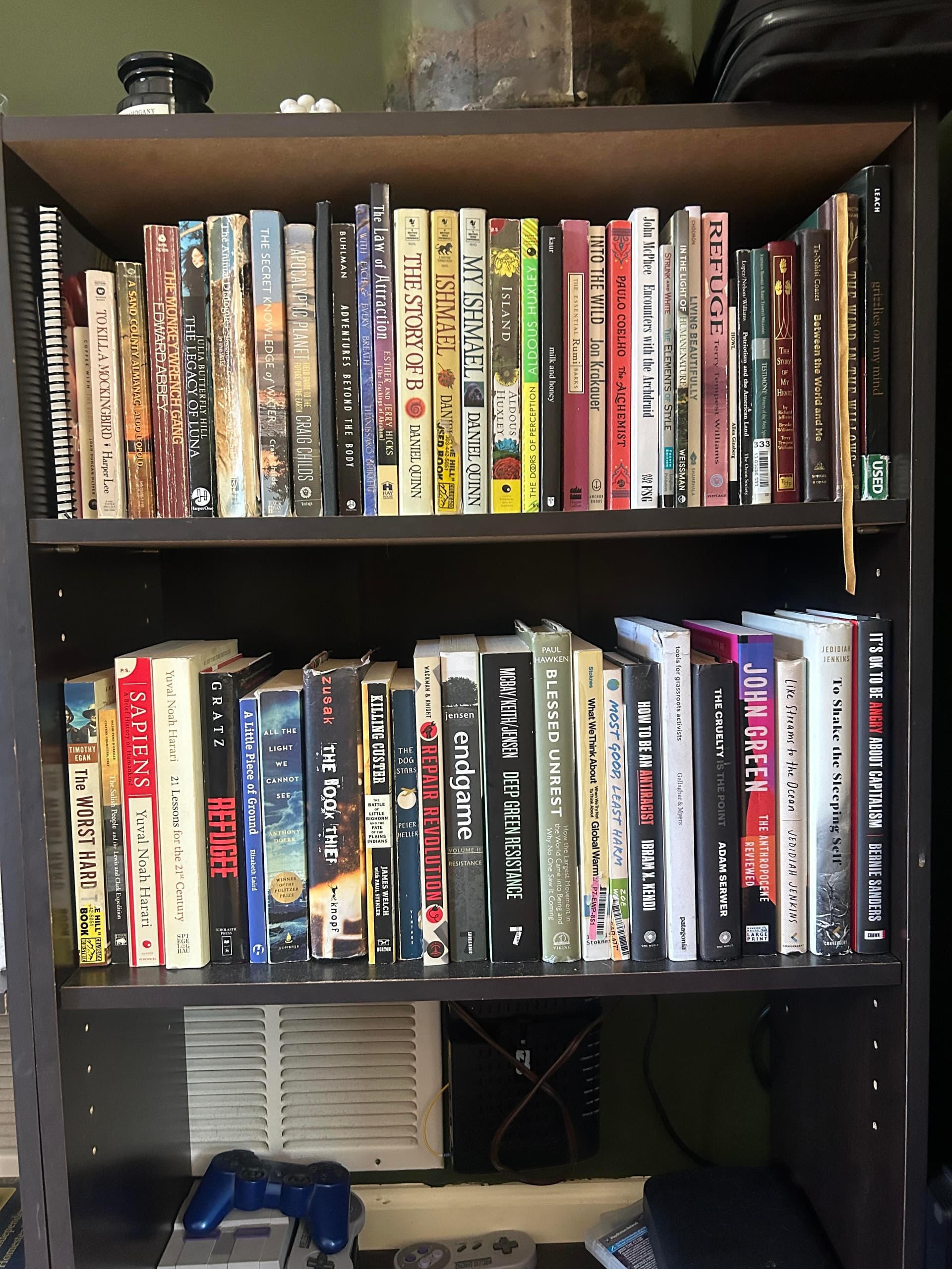 Uploaded bookshelf