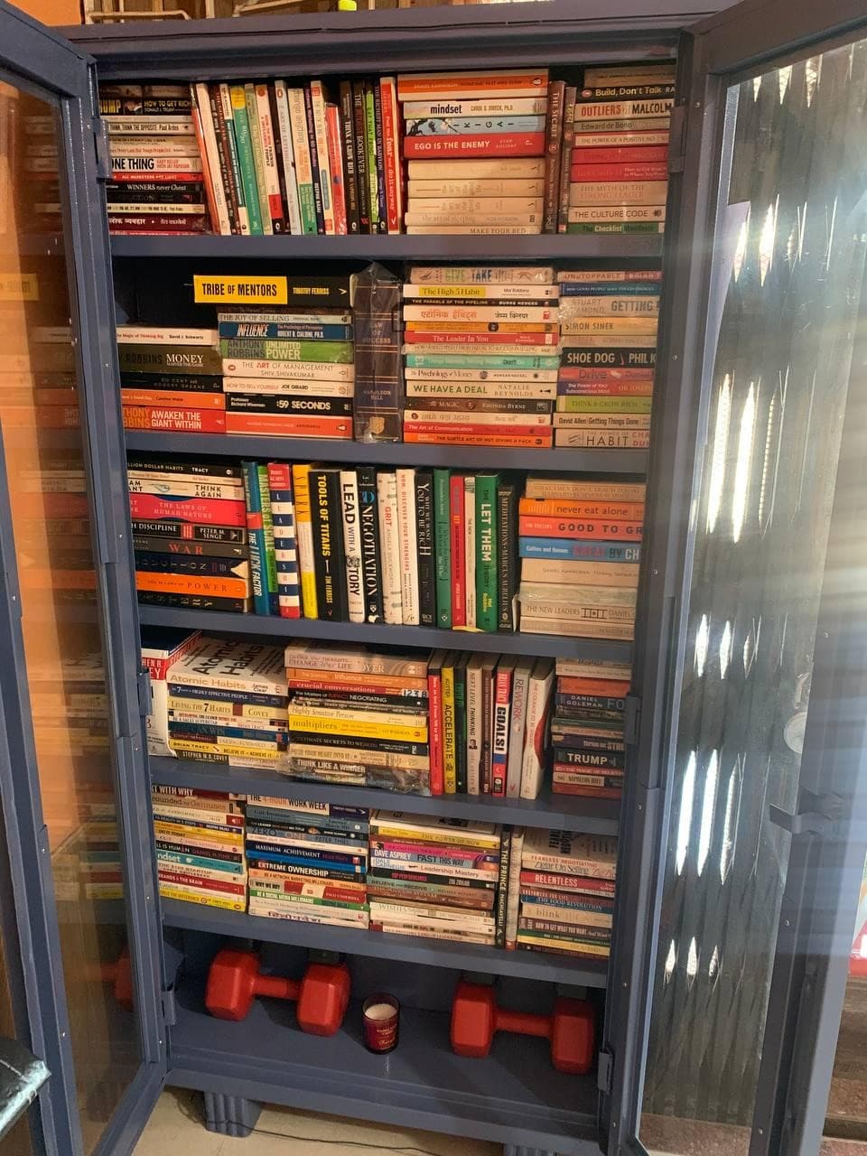 Uploaded bookshelf