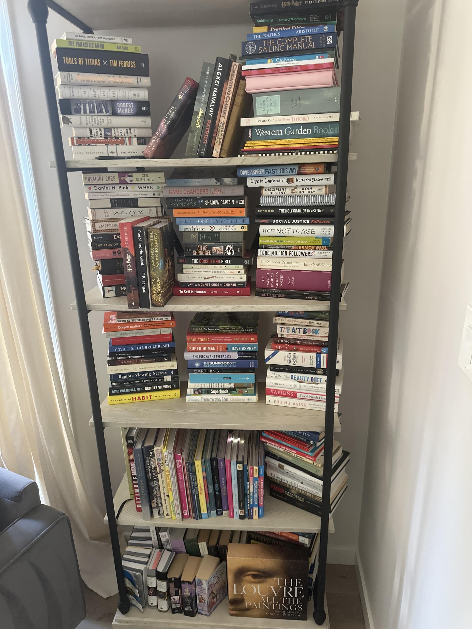 Uploaded bookshelf