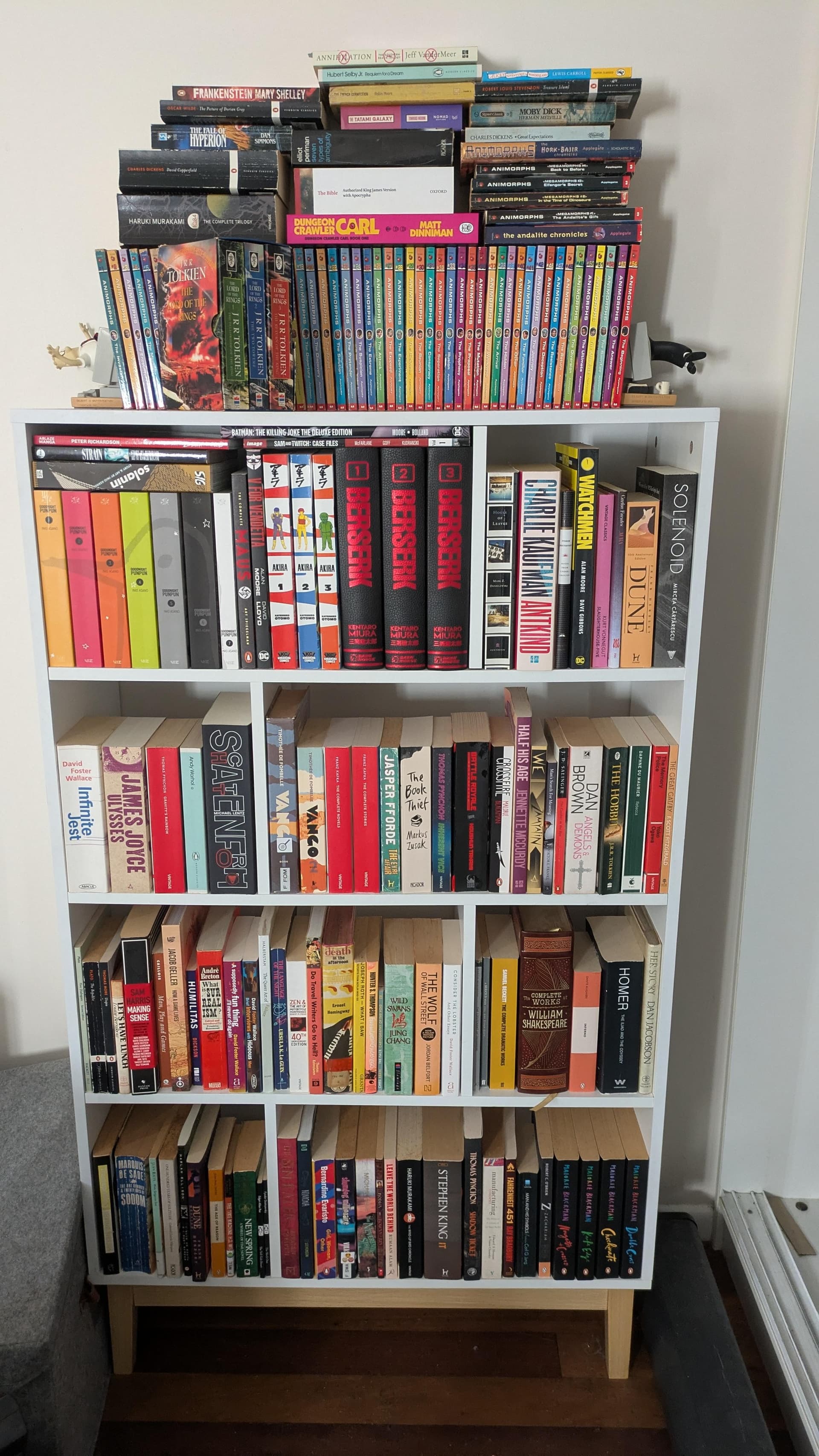Uploaded bookshelf