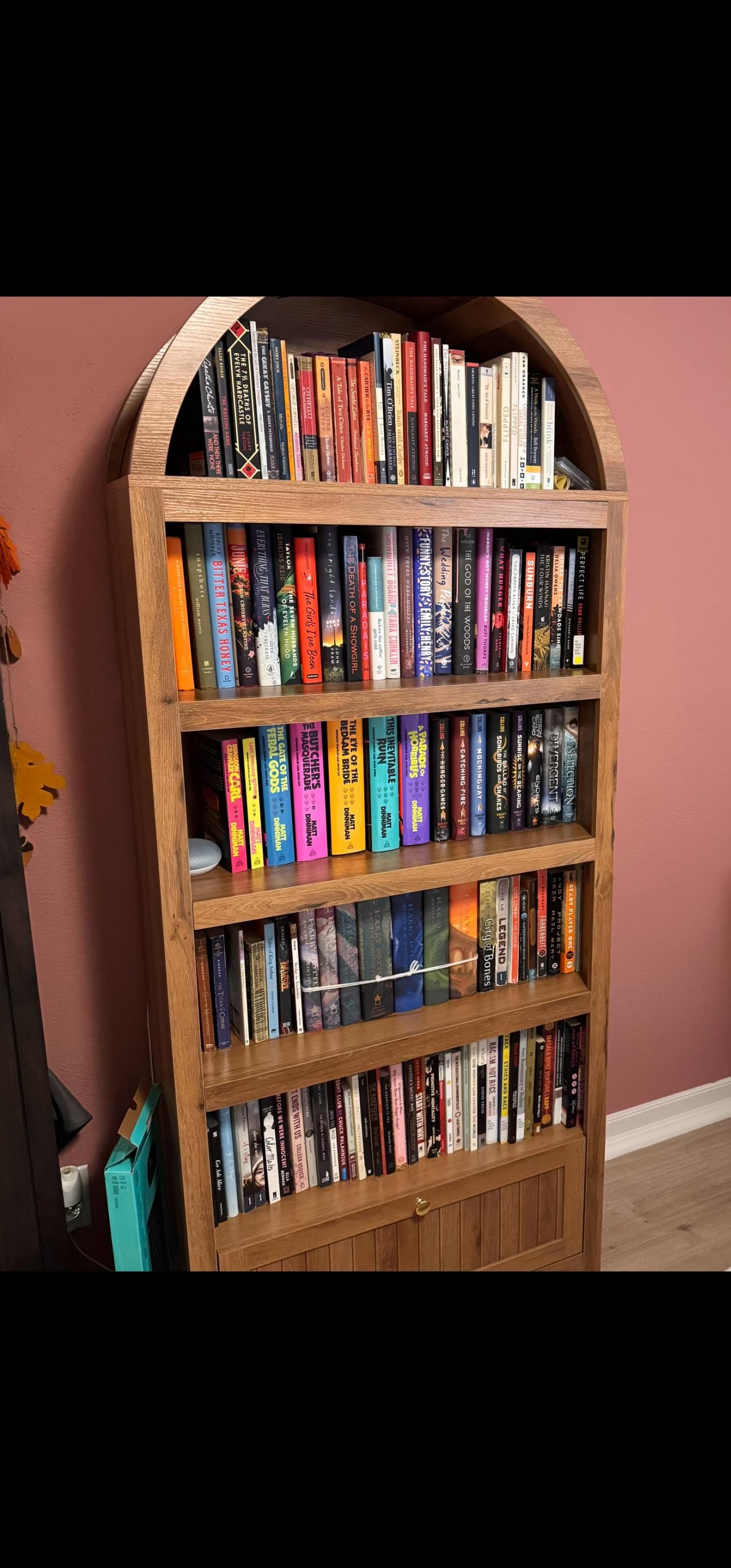Uploaded bookshelf