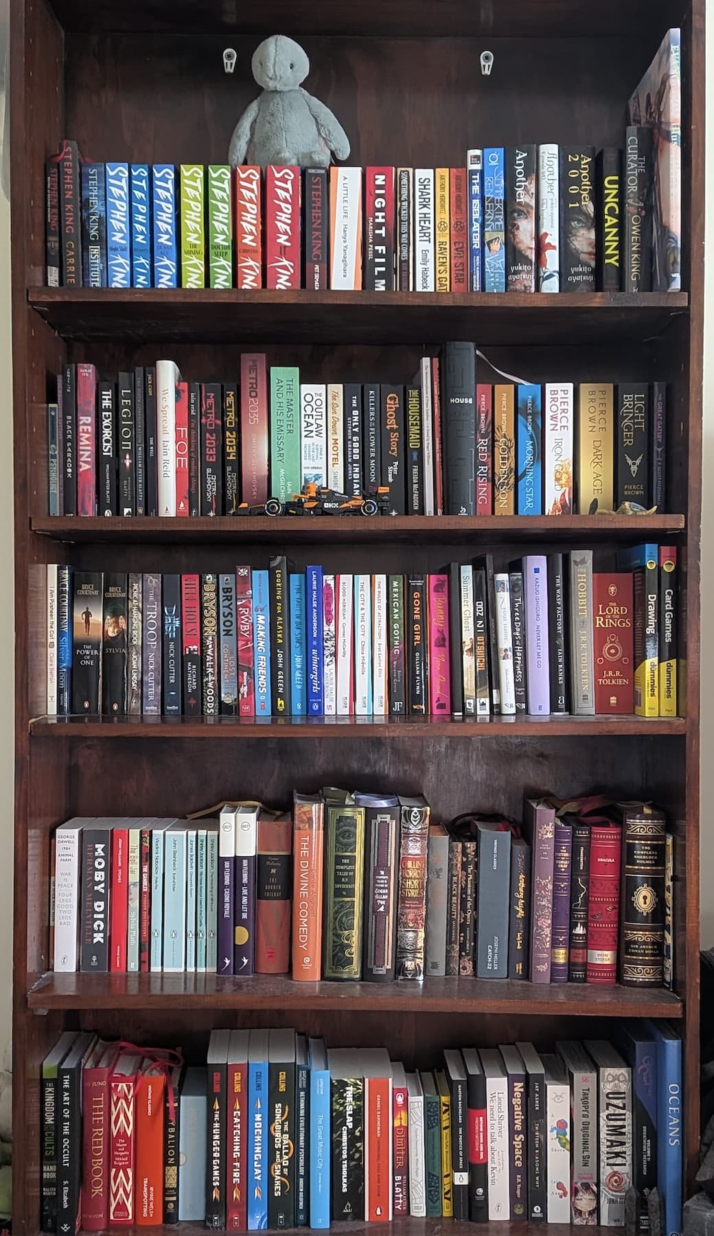 Uploaded bookshelf