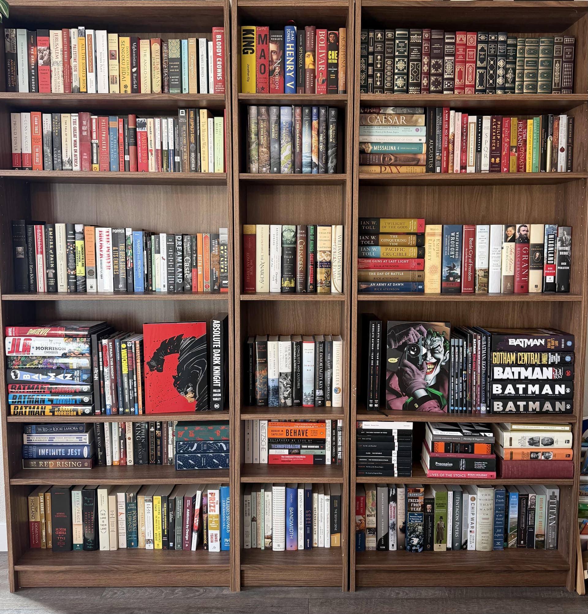 Uploaded bookshelf