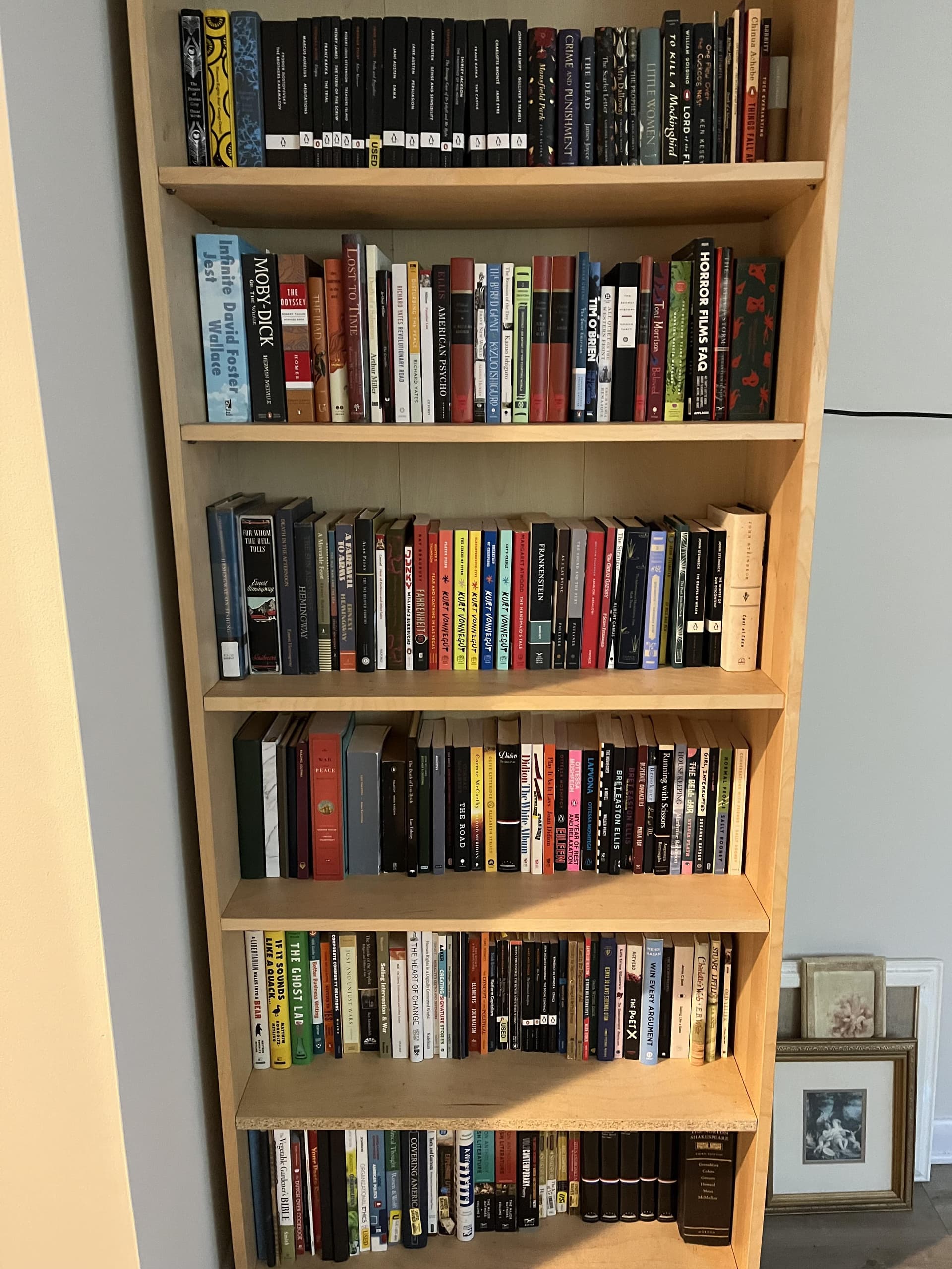 Uploaded bookshelf