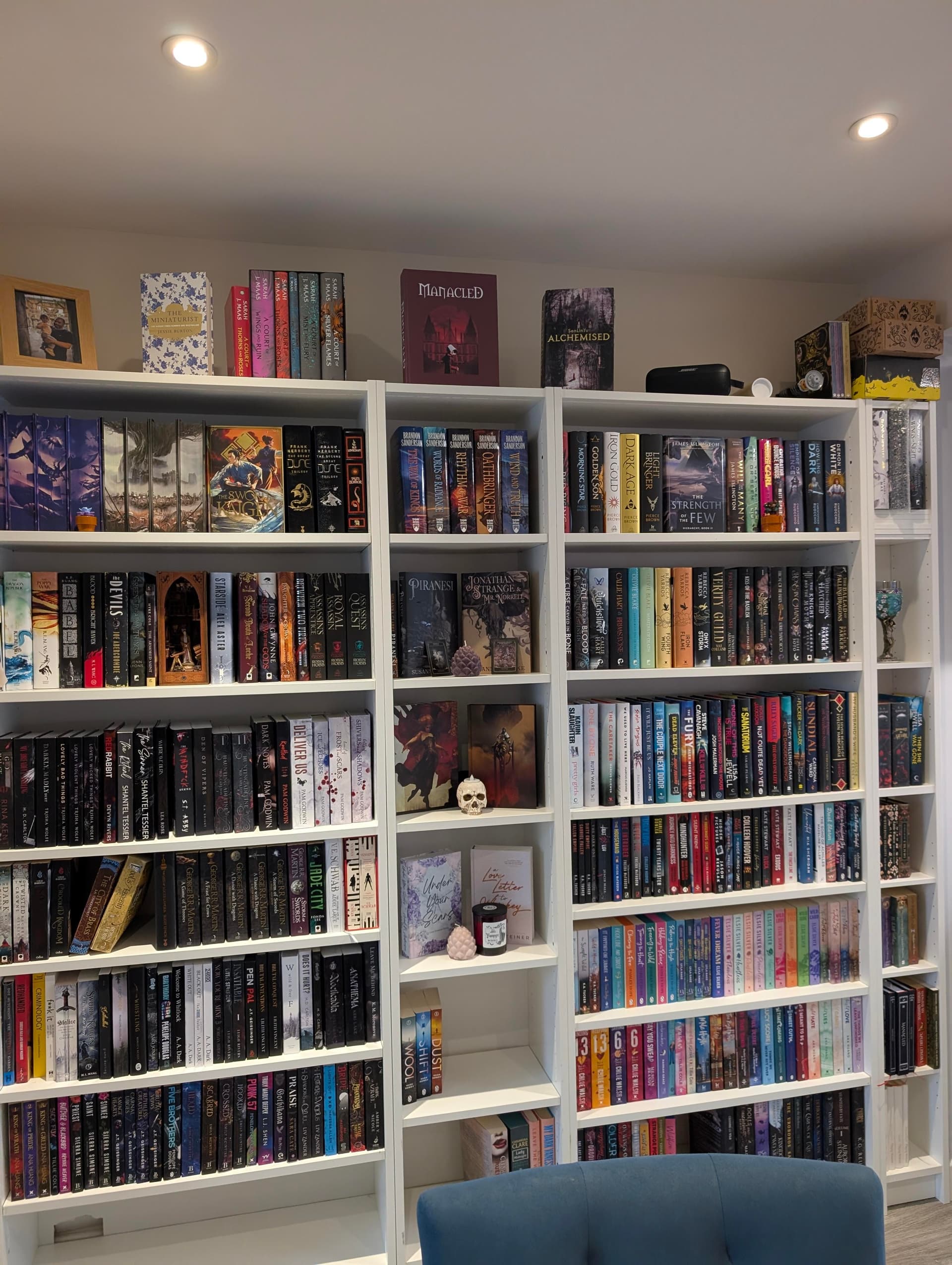 Uploaded bookshelf