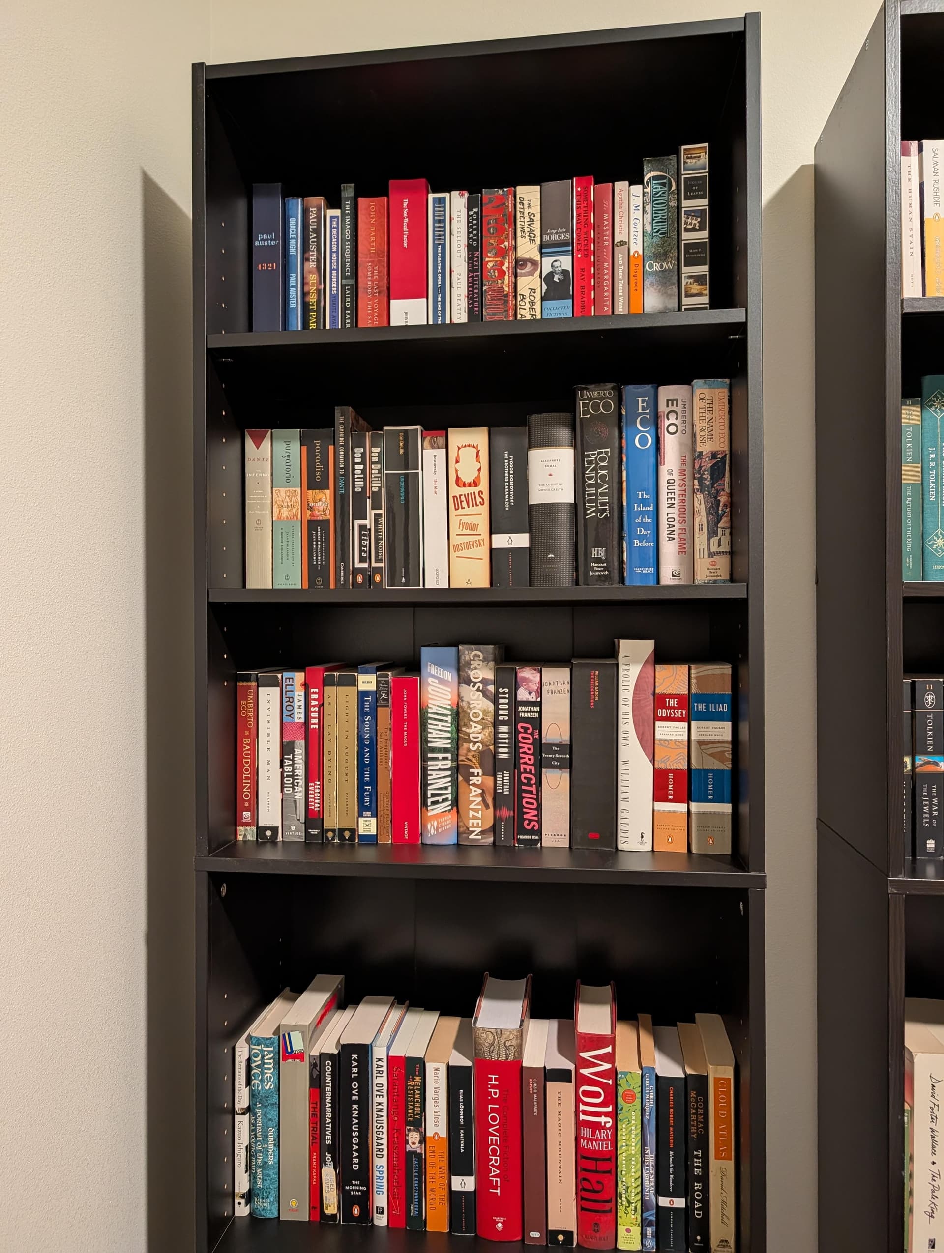 Uploaded bookshelf