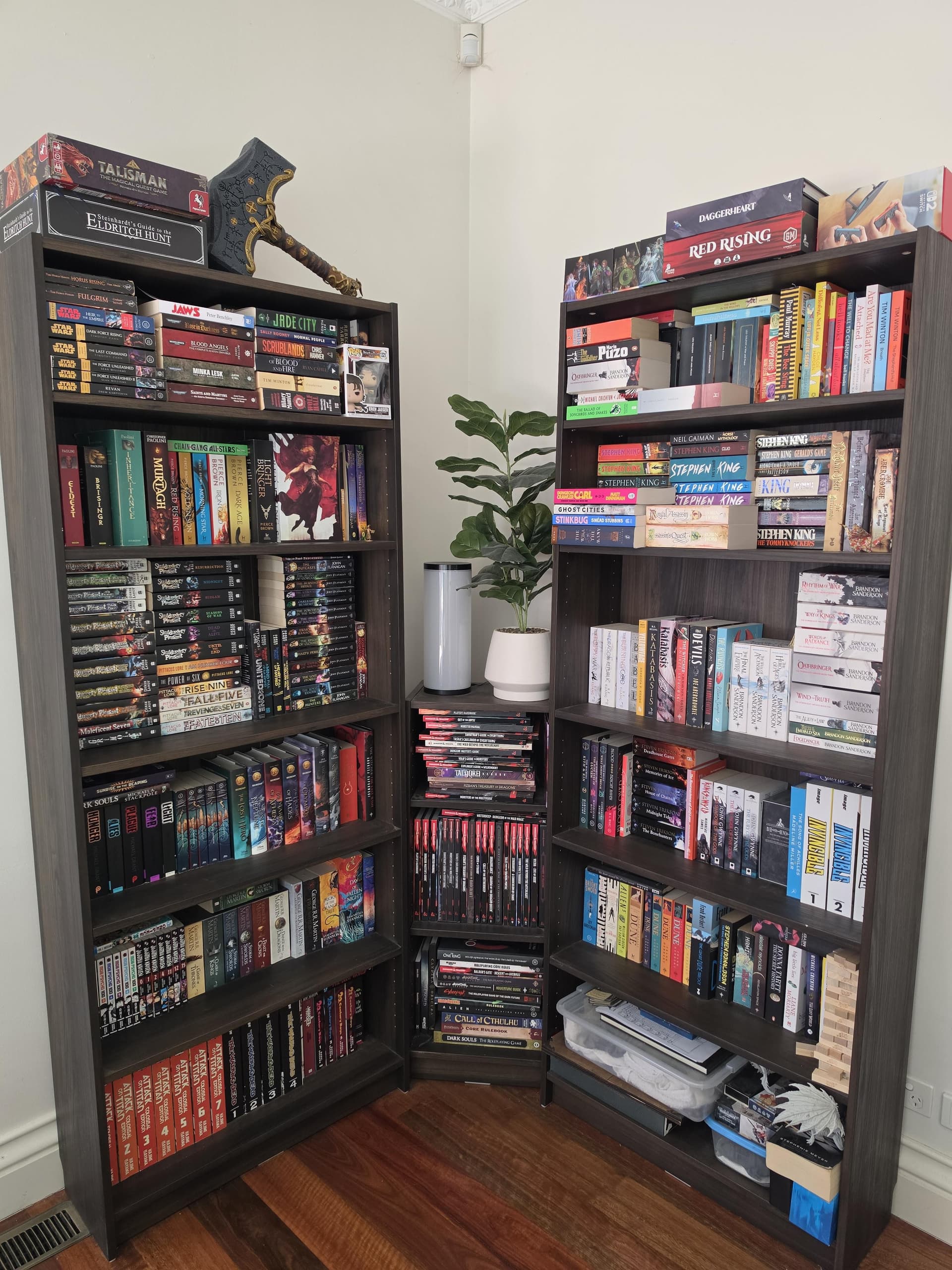 Uploaded bookshelf