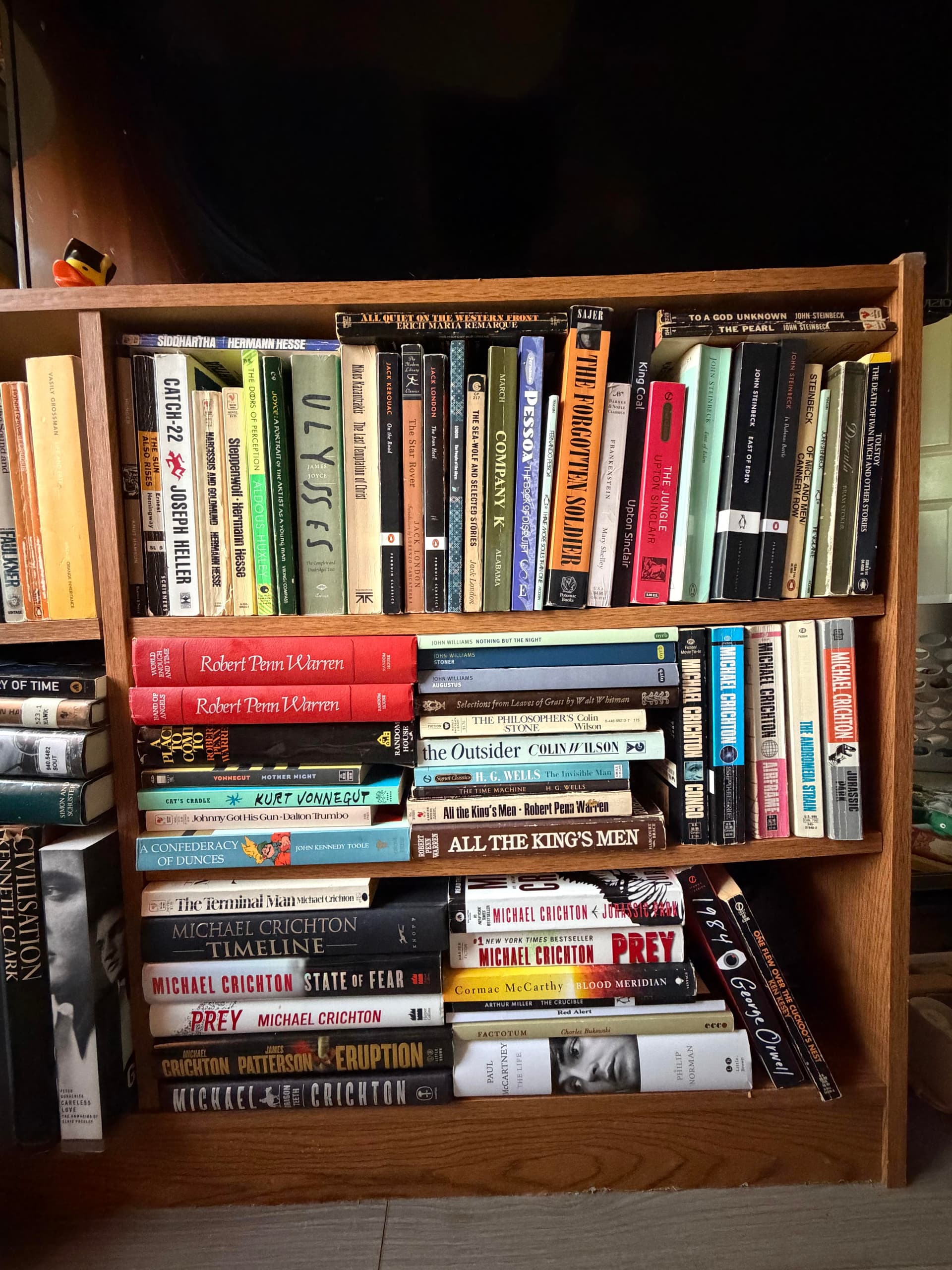Uploaded bookshelf