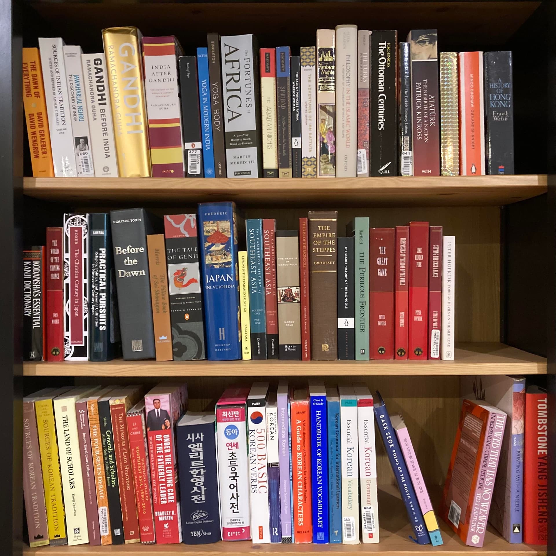 Uploaded bookshelf