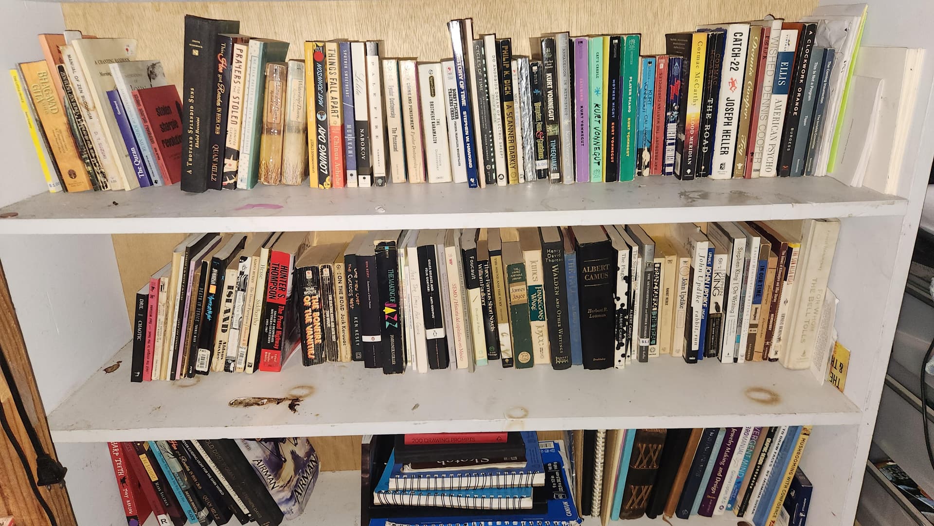 Uploaded bookshelf