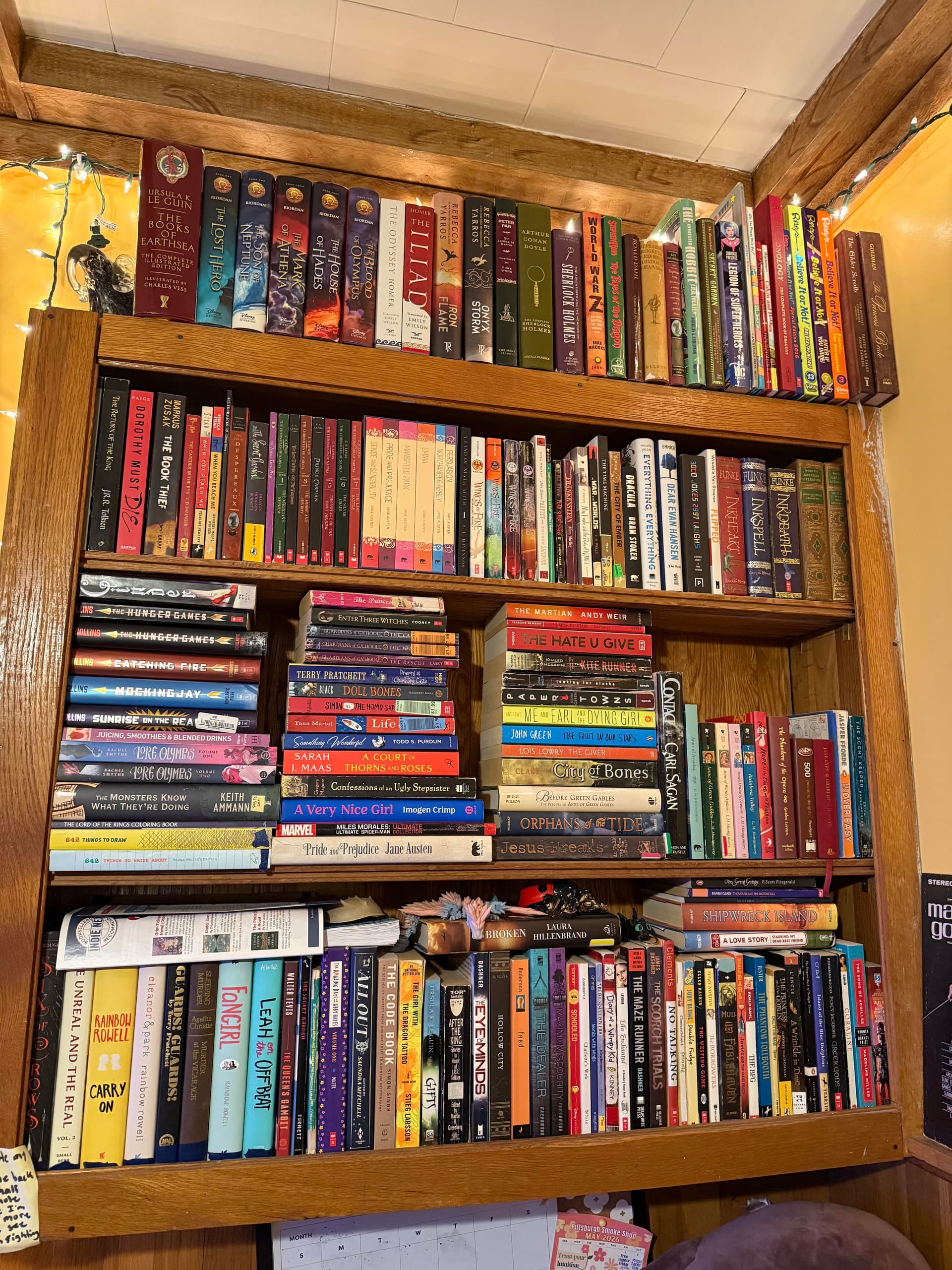 Uploaded bookshelf
