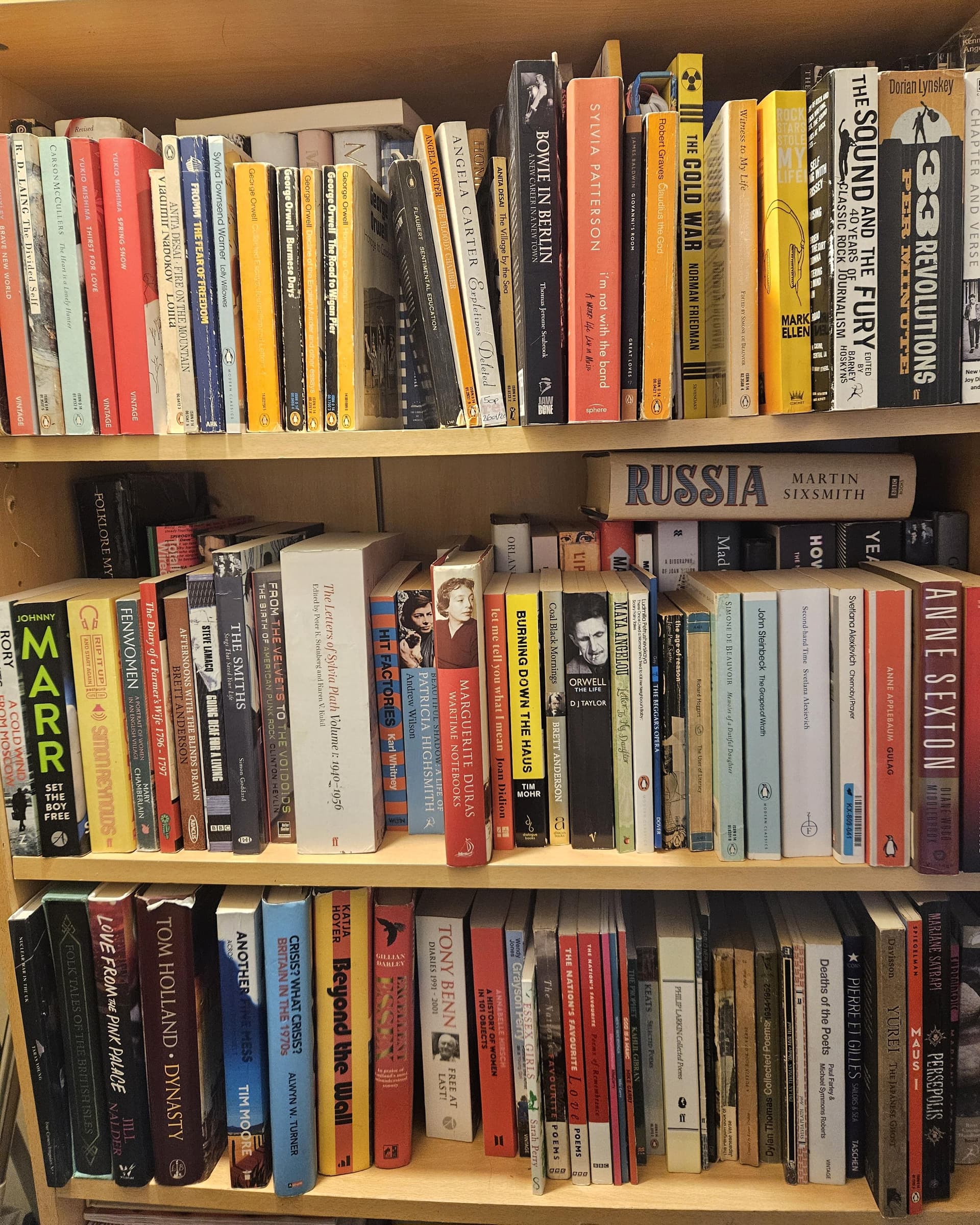 Uploaded bookshelf