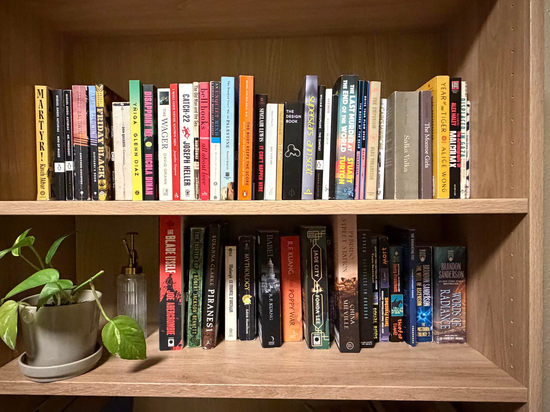 Uploaded bookshelf