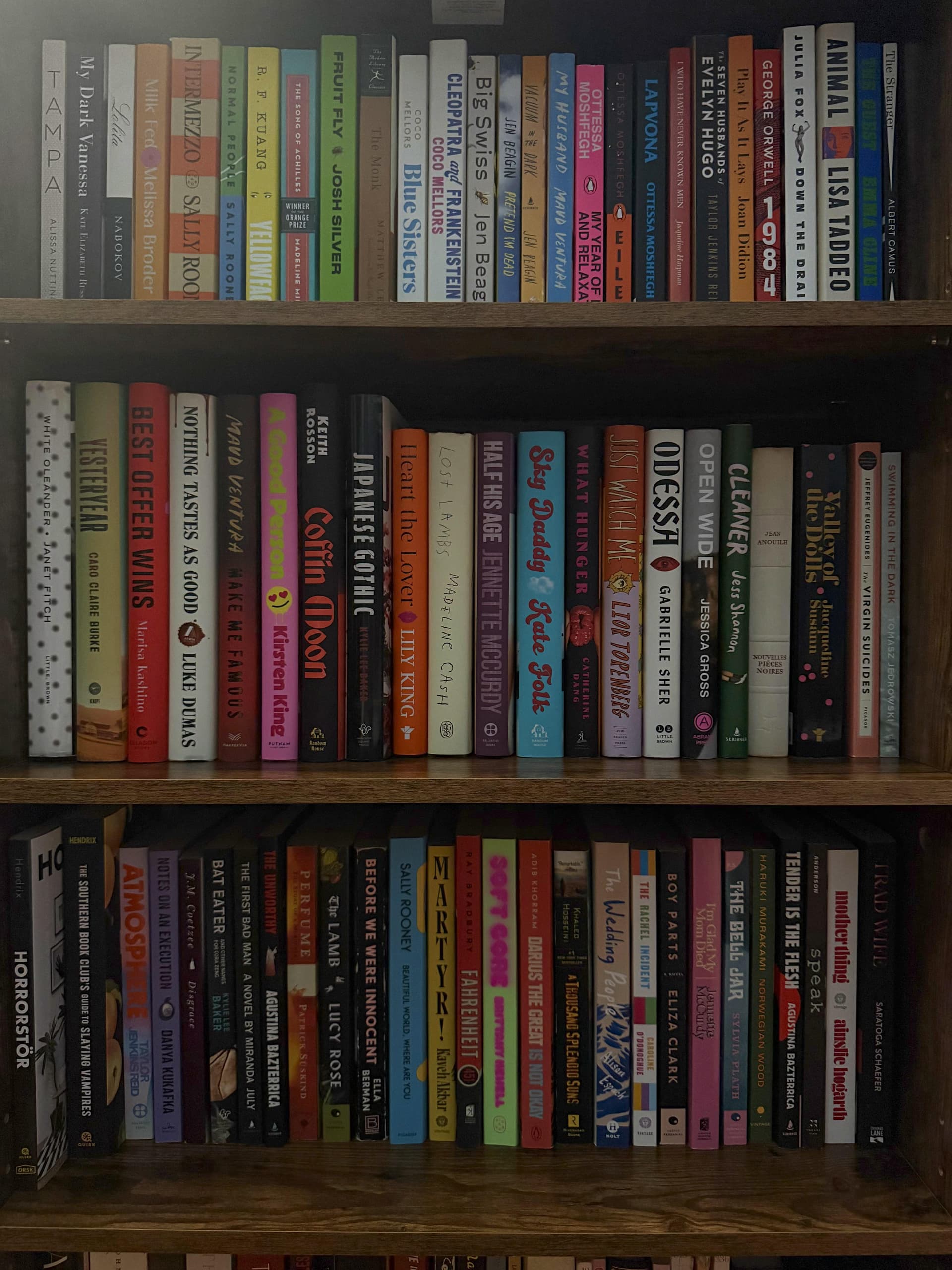 Uploaded bookshelf