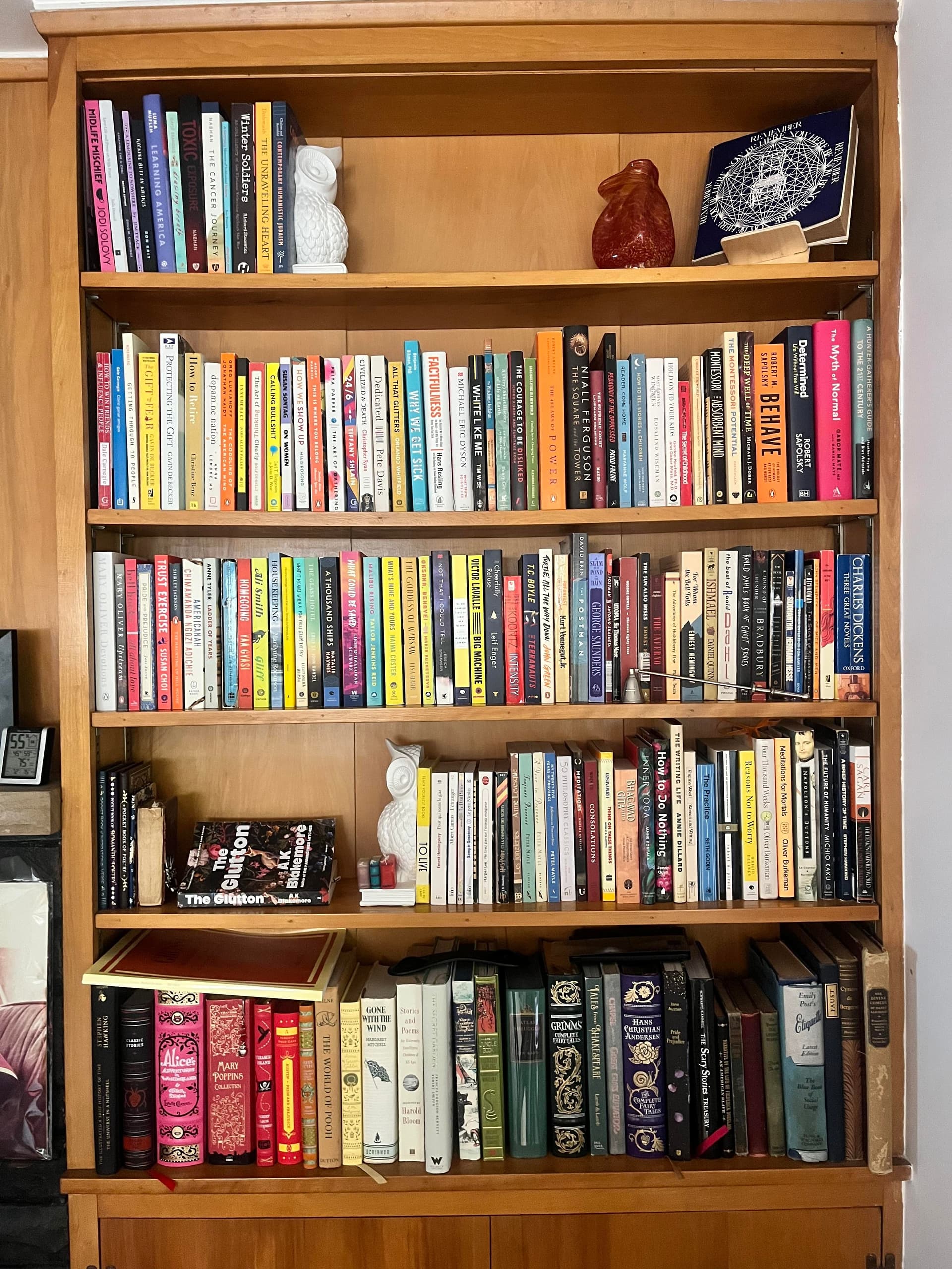 Uploaded bookshelf