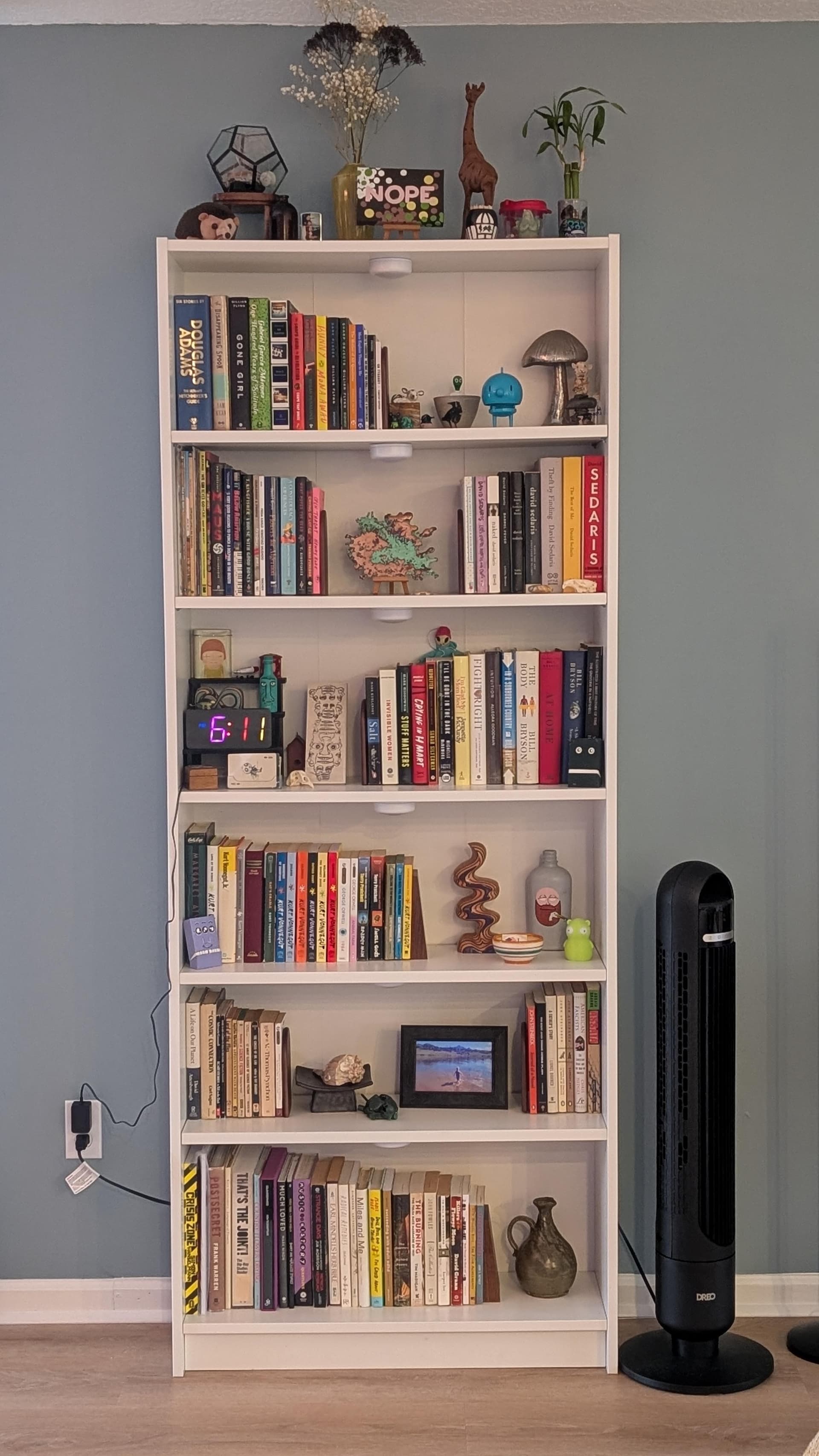 Uploaded bookshelf
