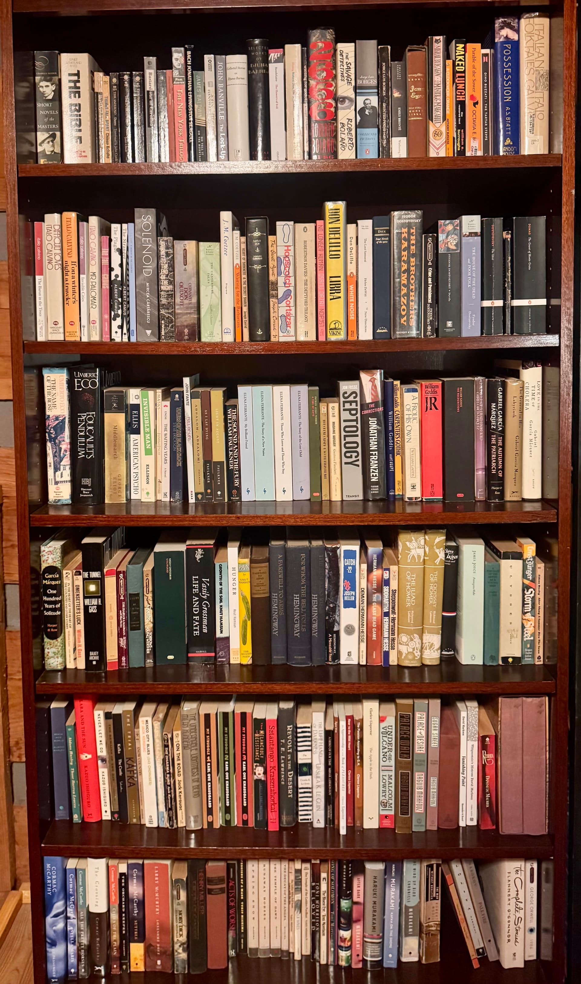 Uploaded bookshelf