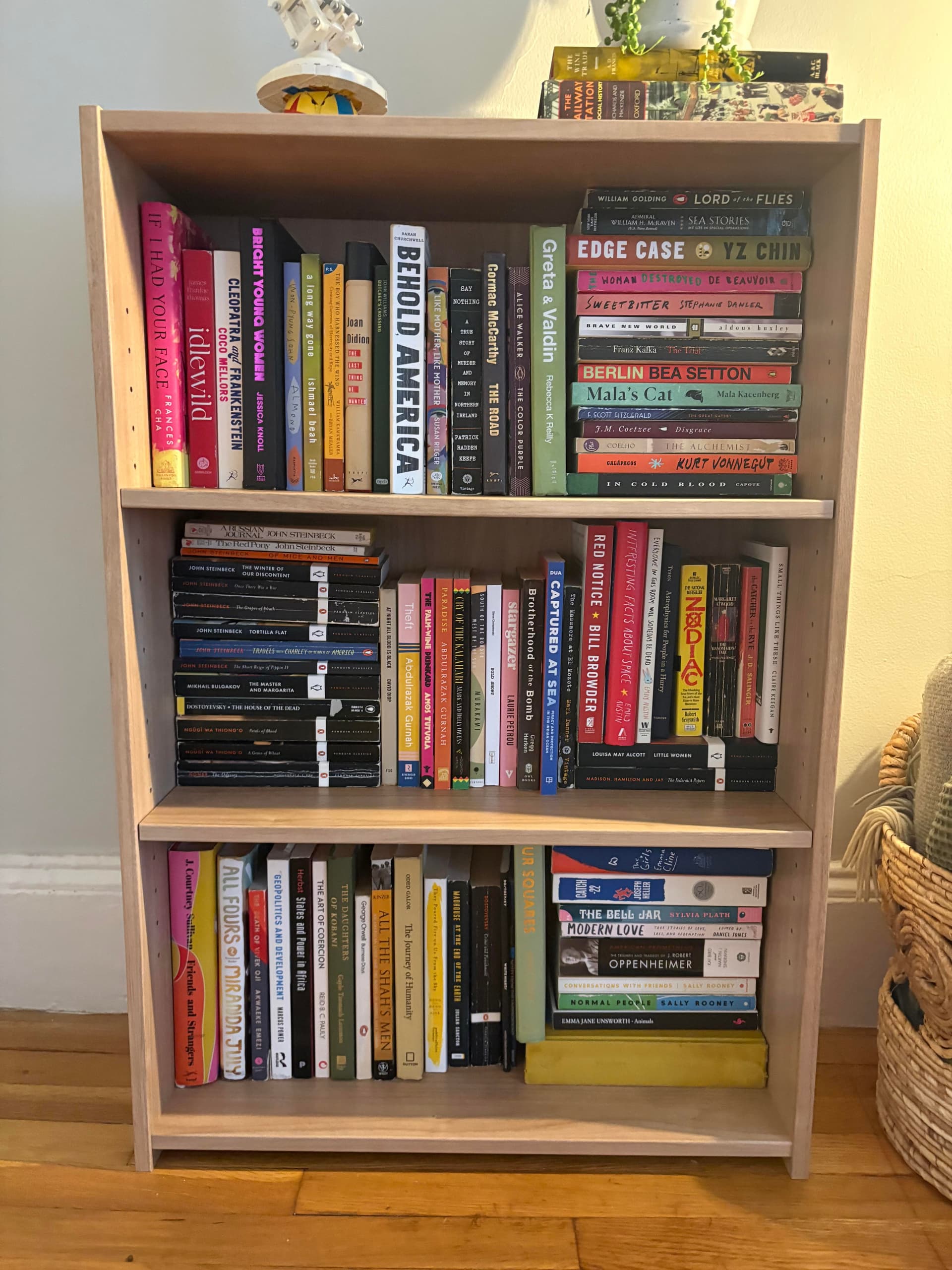 Uploaded bookshelf