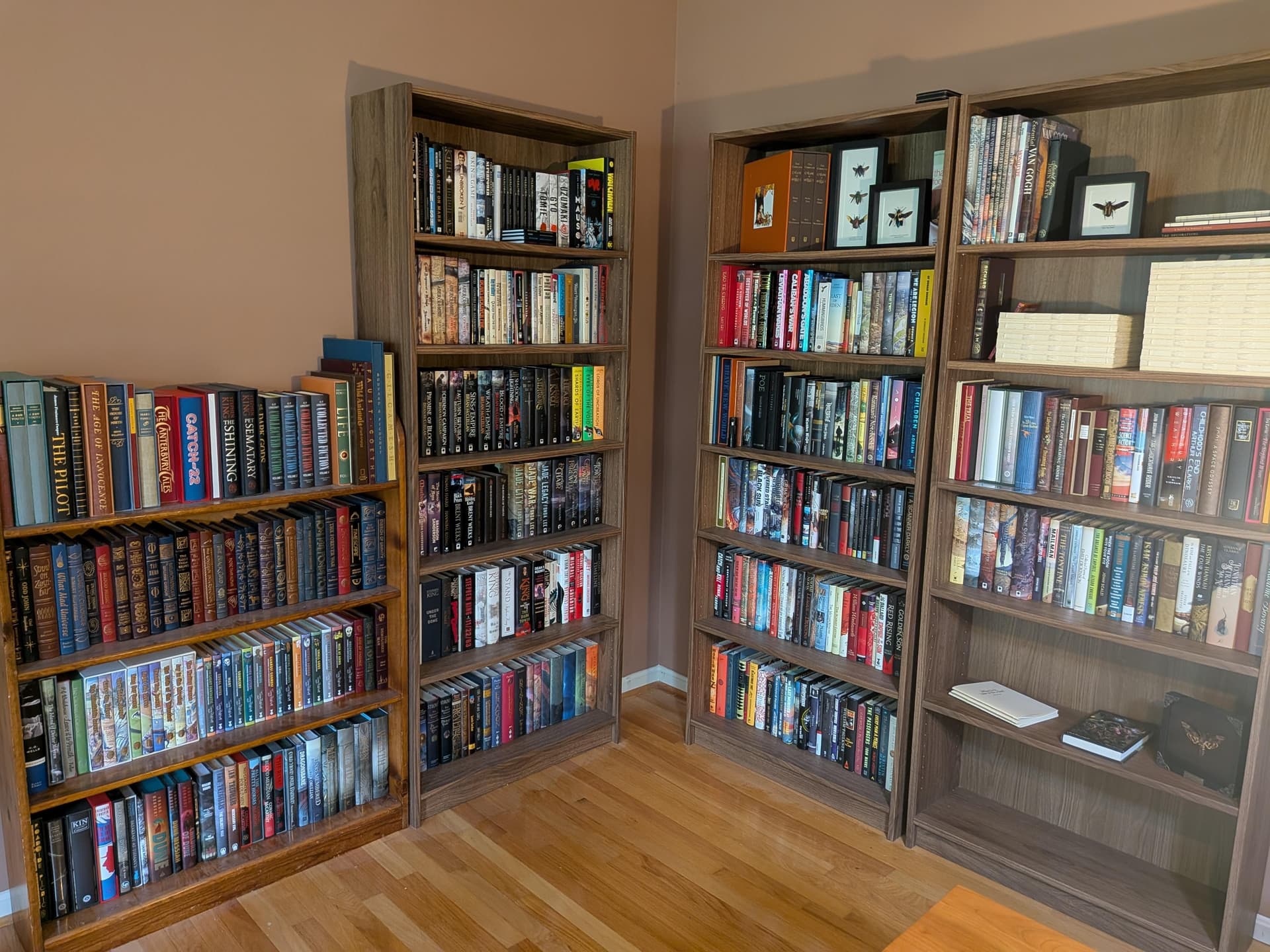 Uploaded bookshelf