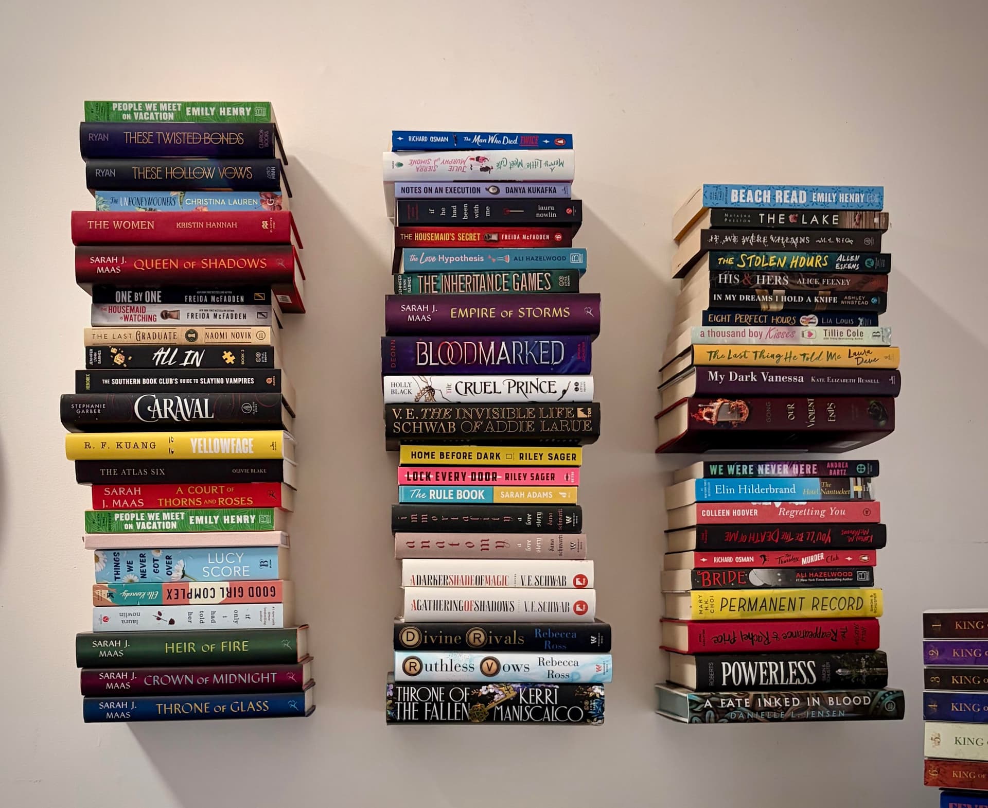 Uploaded bookshelf