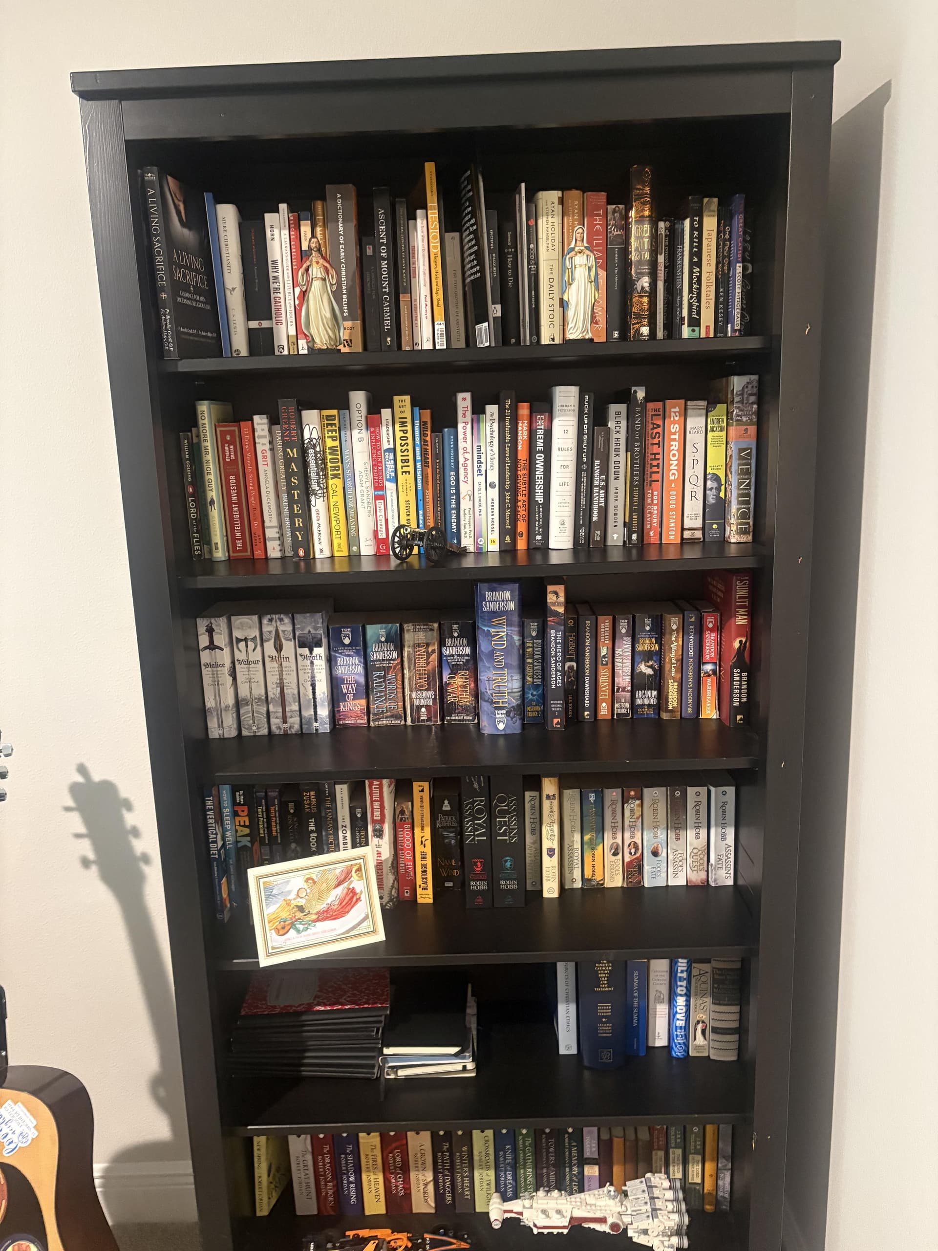 Uploaded bookshelf