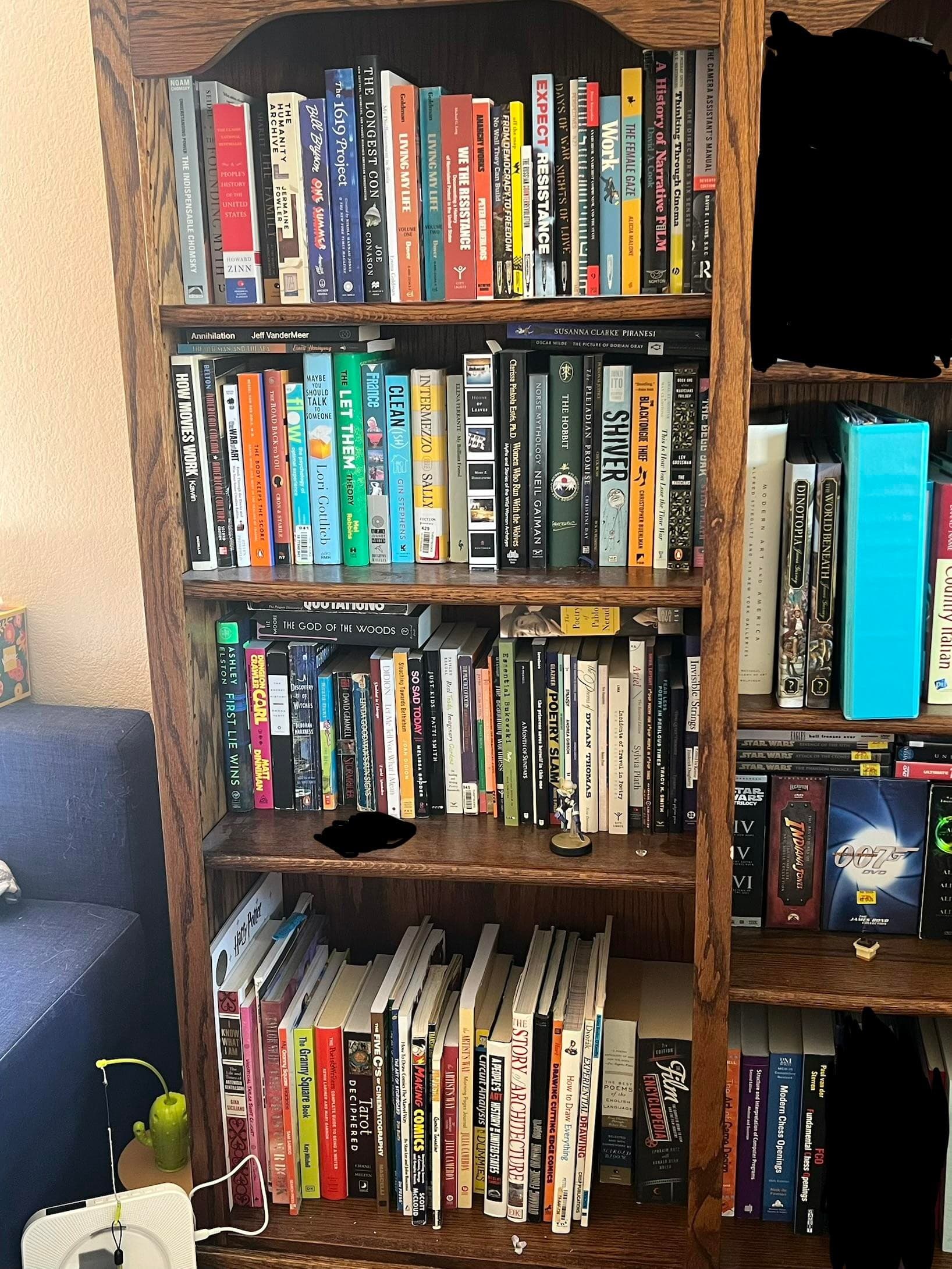 Uploaded bookshelf