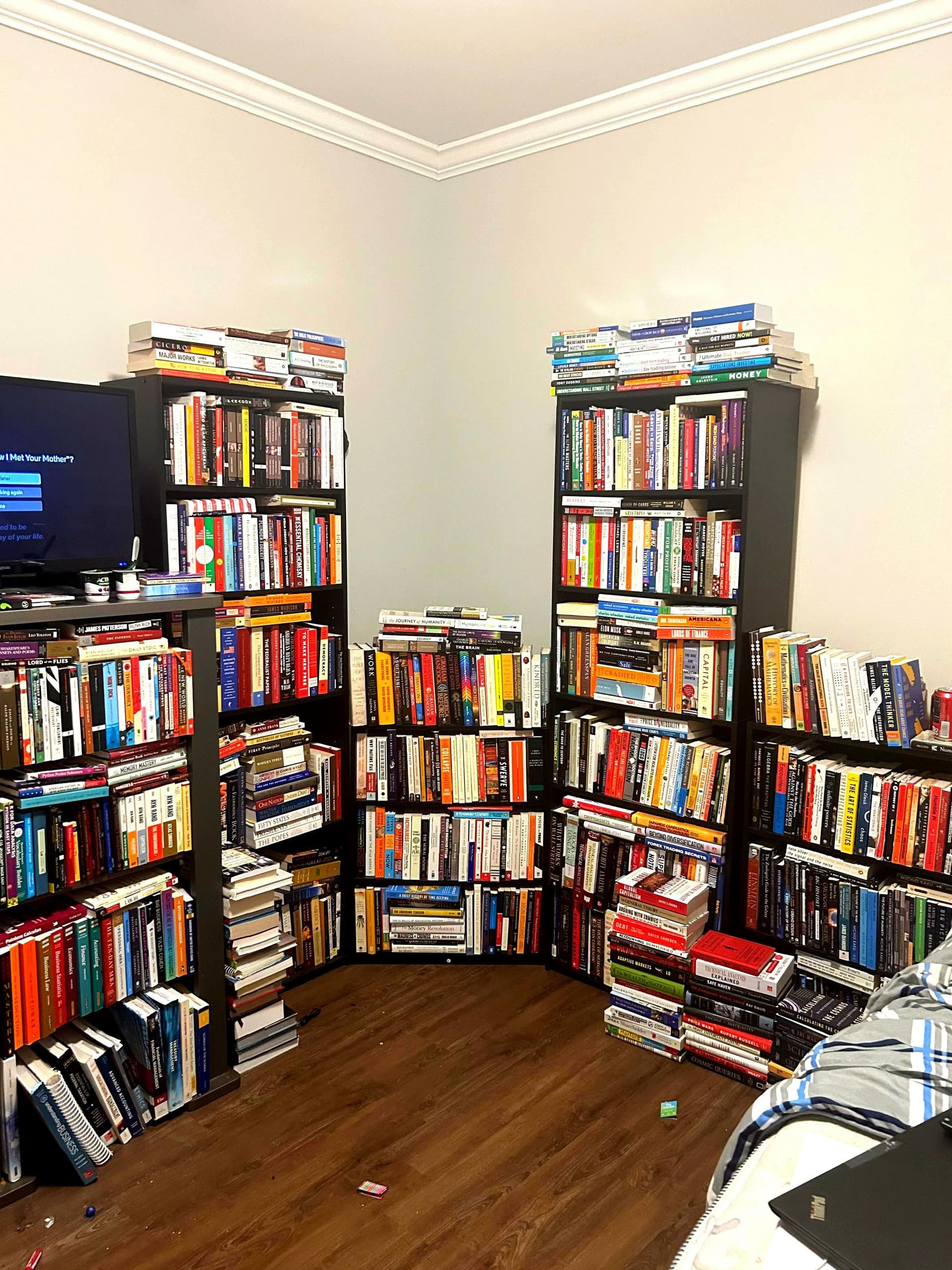 Uploaded bookshelf