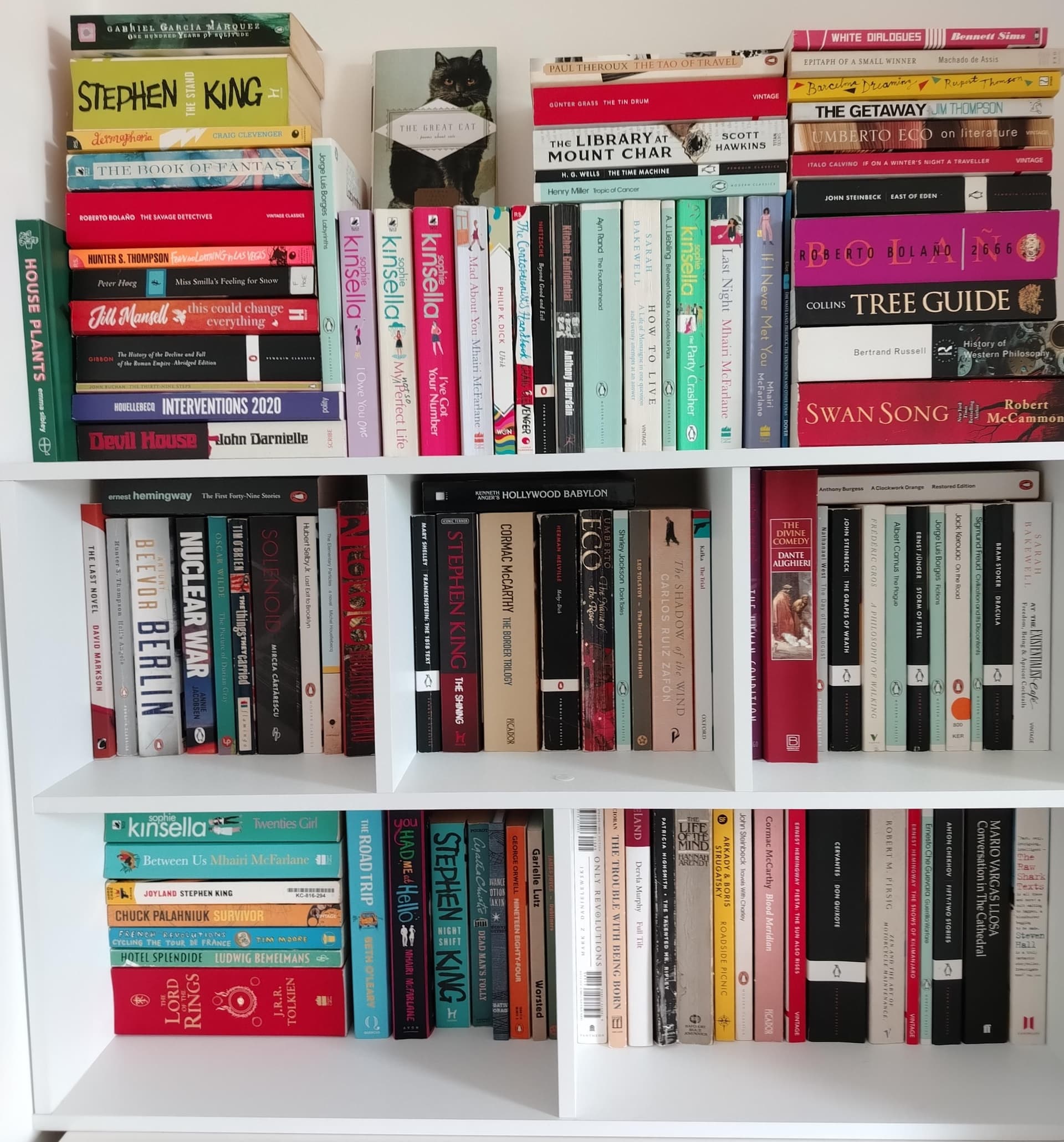Uploaded bookshelf