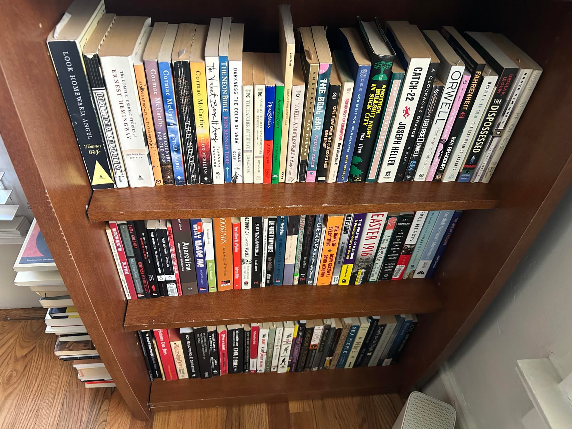 Uploaded bookshelf