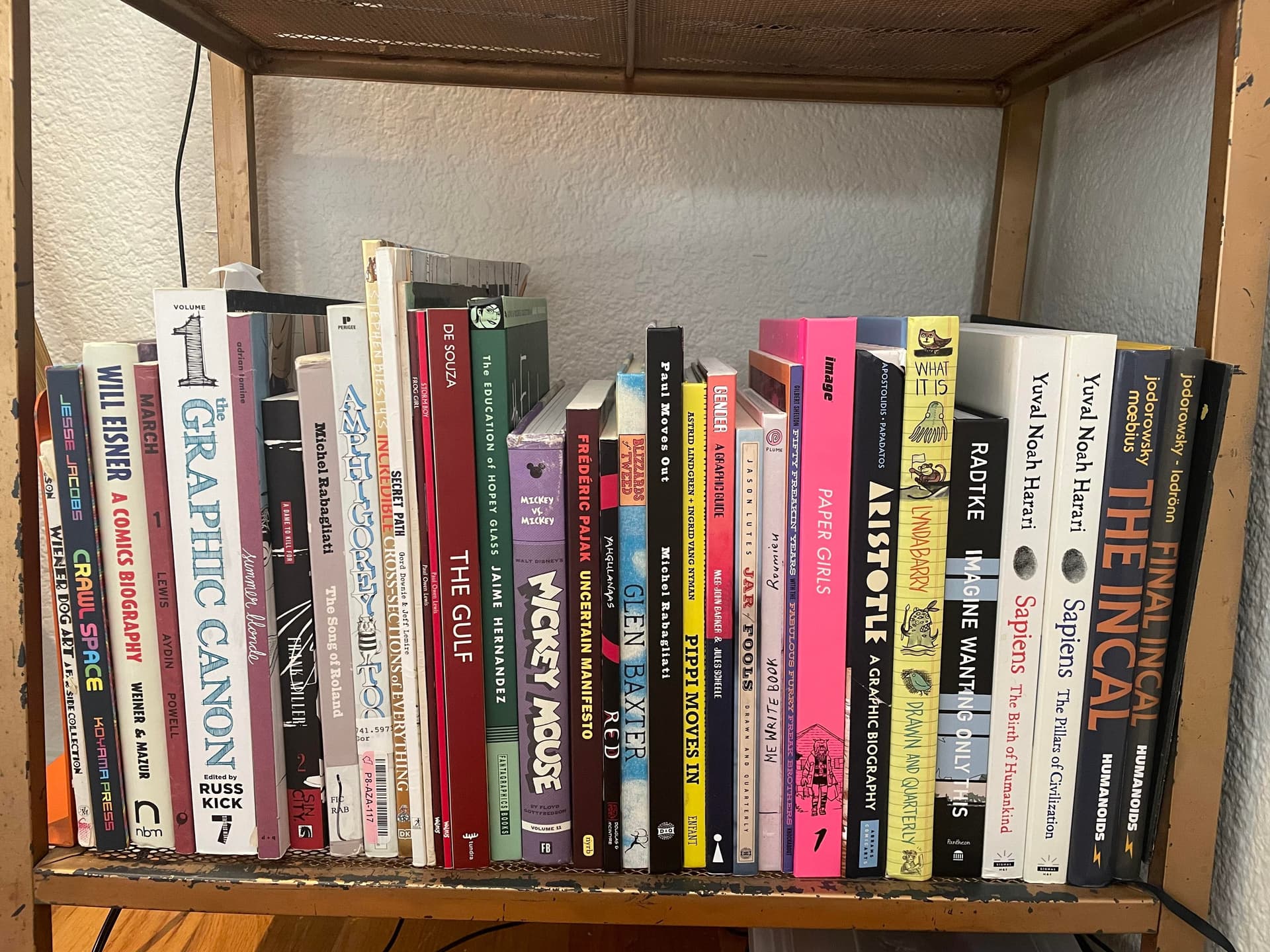 Uploaded bookshelf