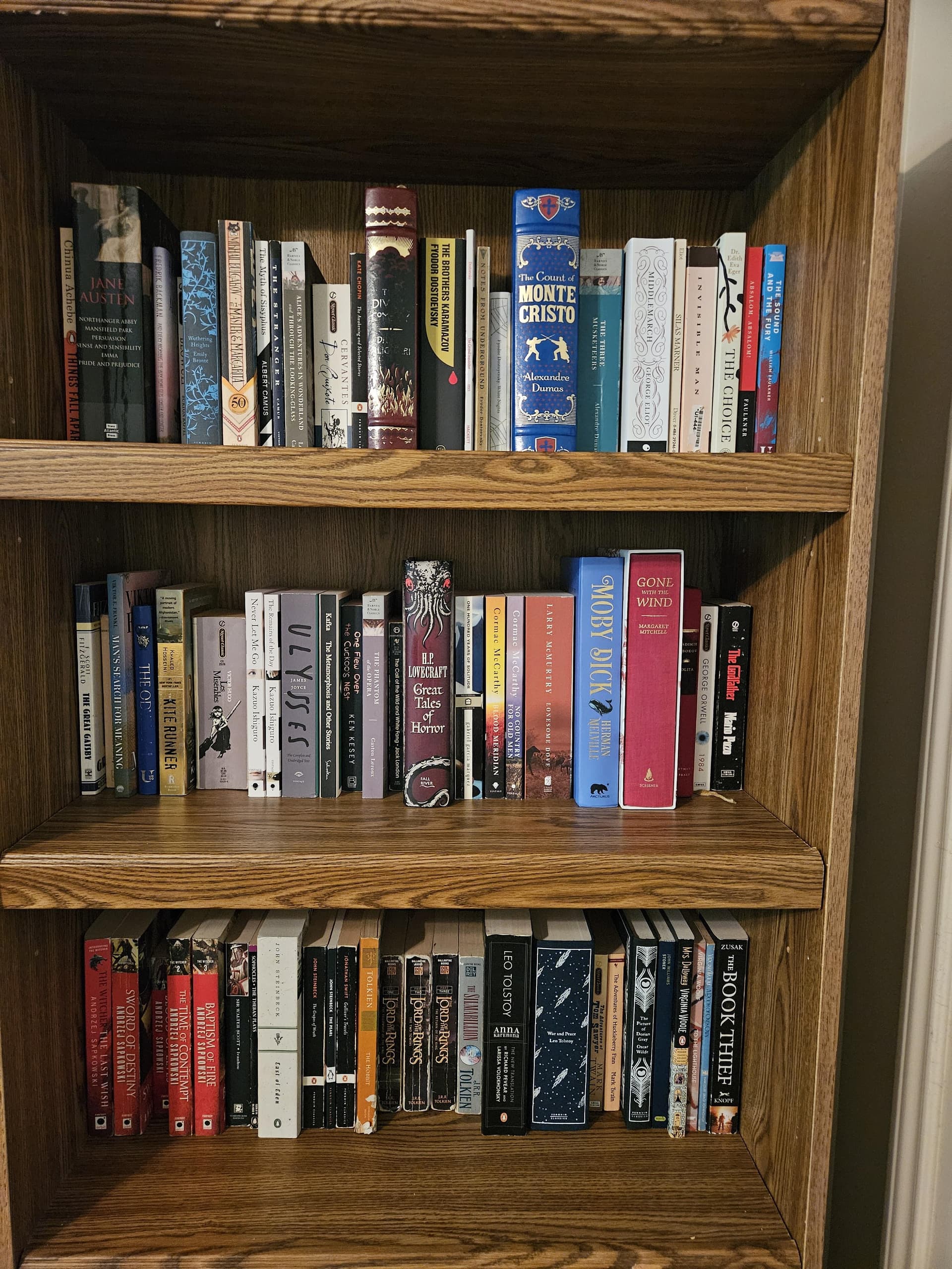 Uploaded bookshelf